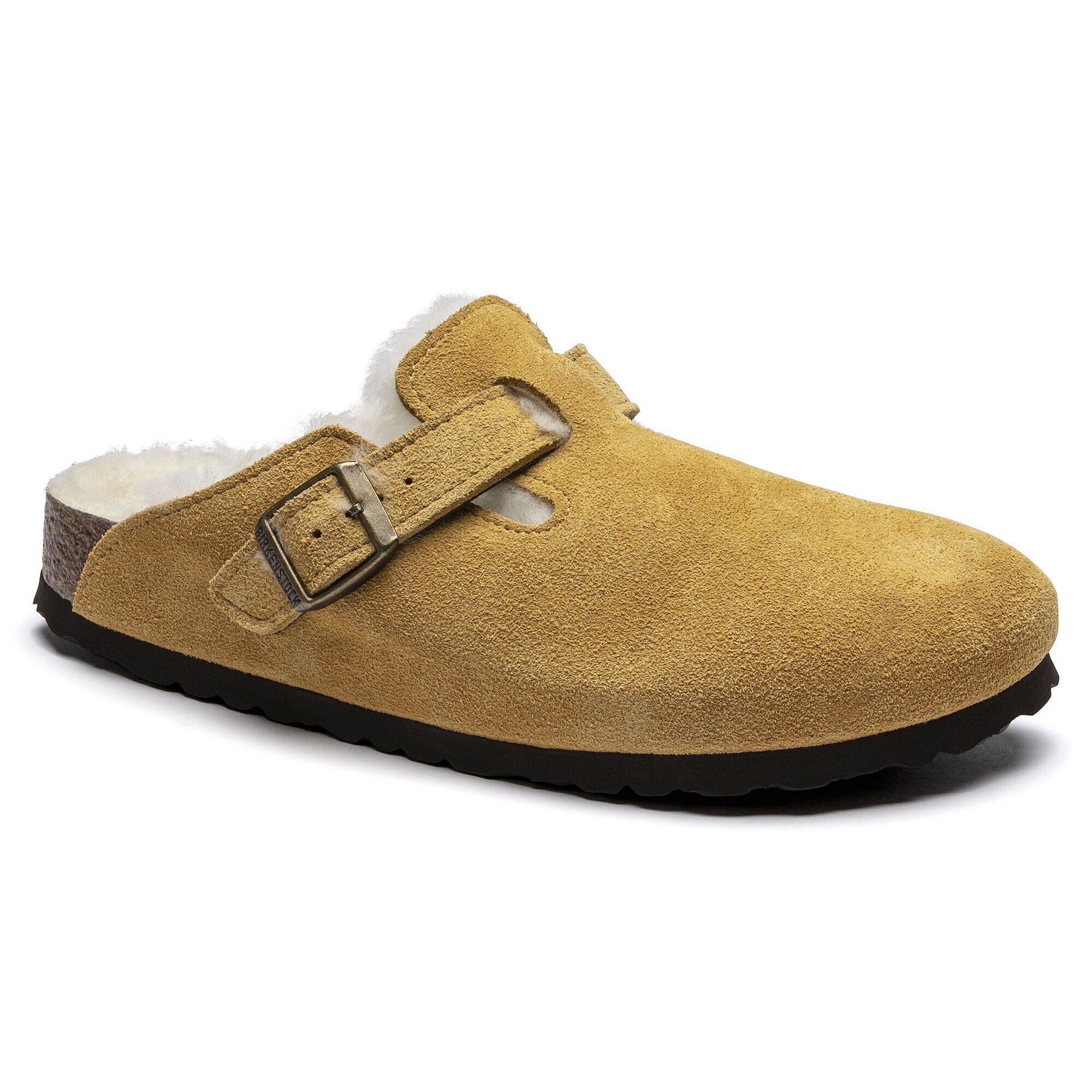 Boston Shearling ボストン シアリング スエードレザー オークル ベージュ BIRKENSTOCK