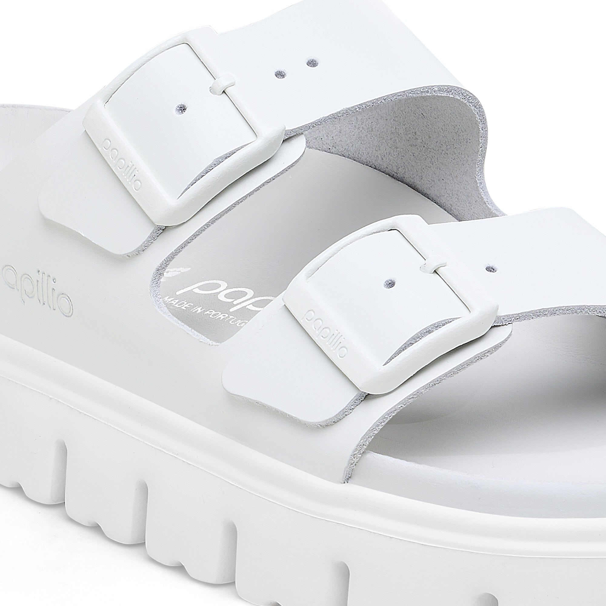 Birkenstock Arizona Papilio leather sandals - White