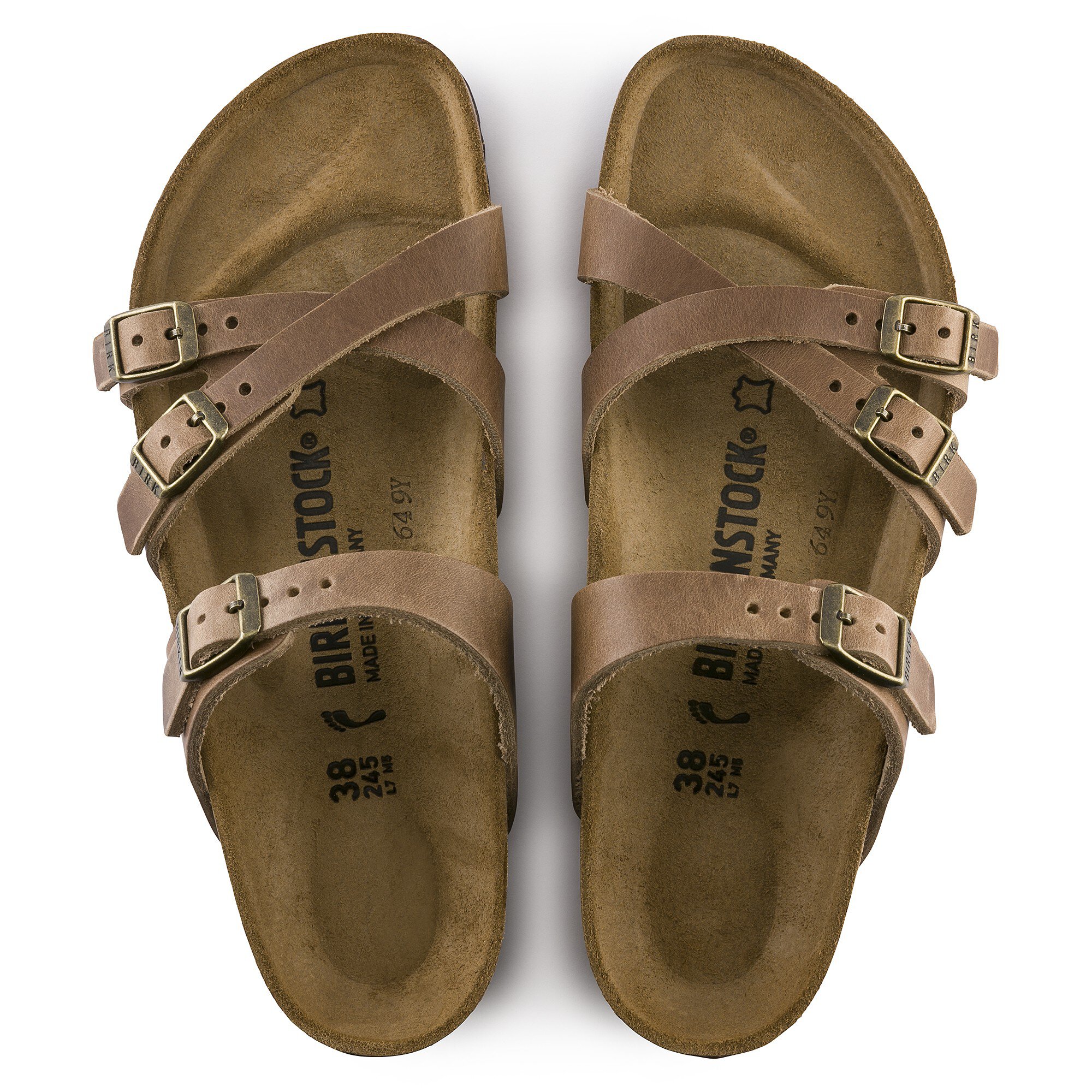 Birkenstock Tobacco Brown Franca Sandal