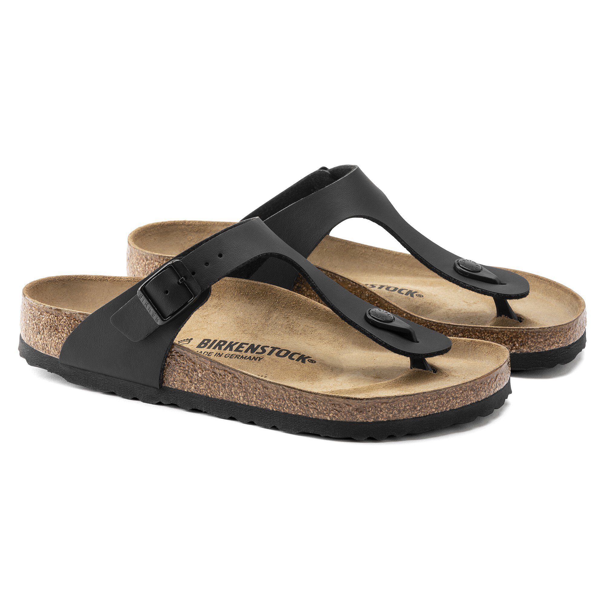 voedsel Bedachtzaam Keelholte Gizeh Birko-Flor Black | BIRKENSTOCK