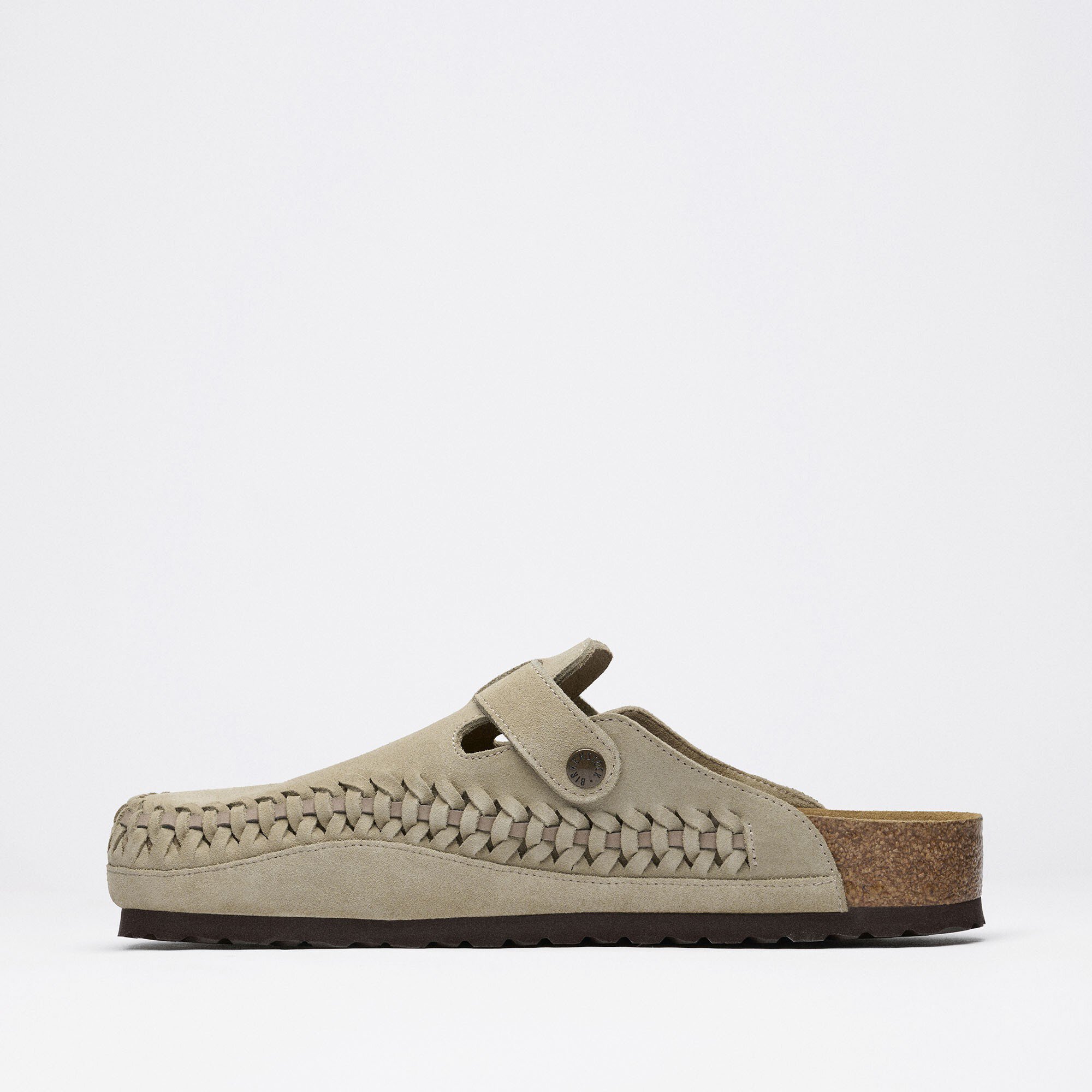 【極美品】KITH Boston Braided 41 TAUPE KITH Boston Braided Suede Leather Taupe | BIRKENSTOCK