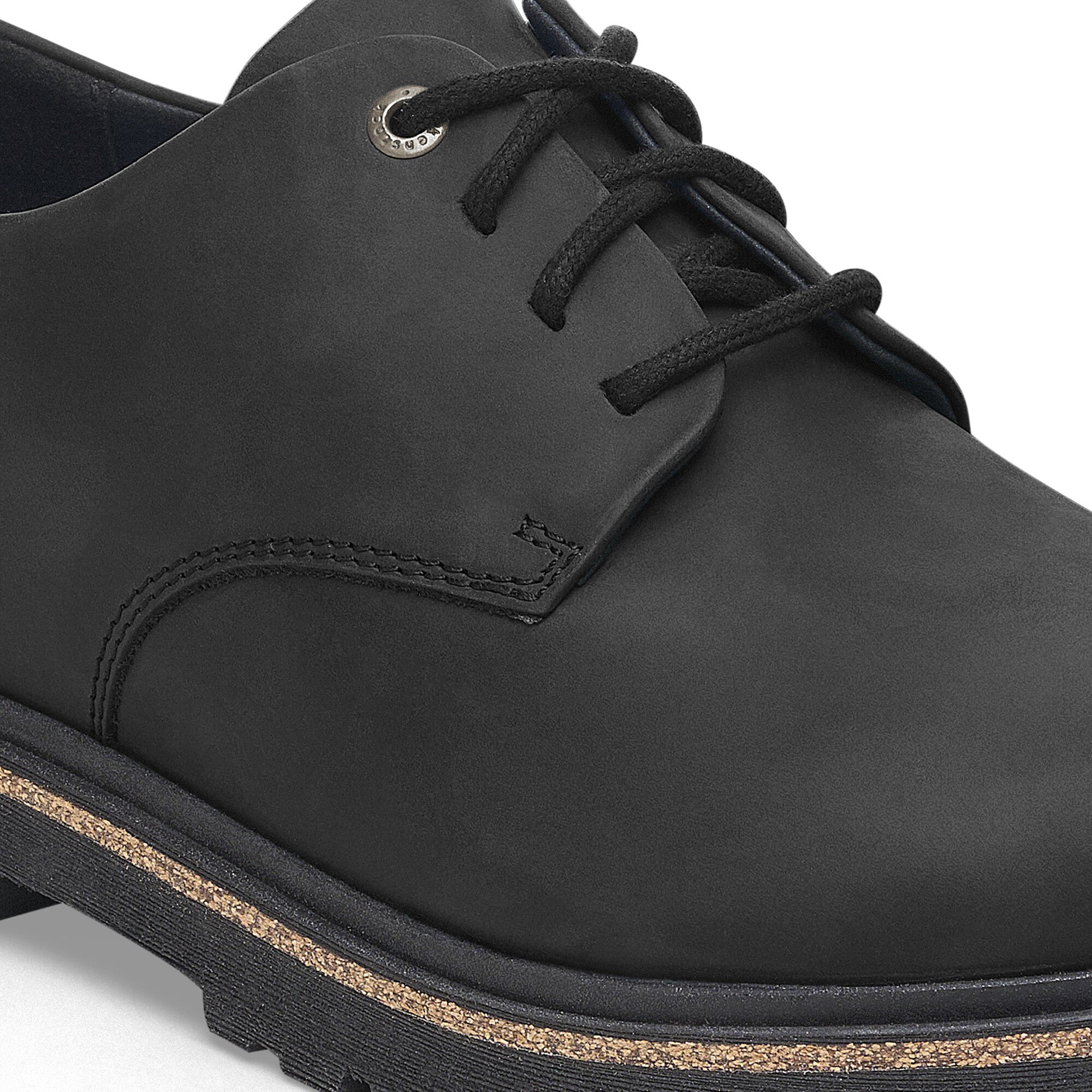 Highwood Lace Low Oiled Leather Black | BIRKENSTOCK