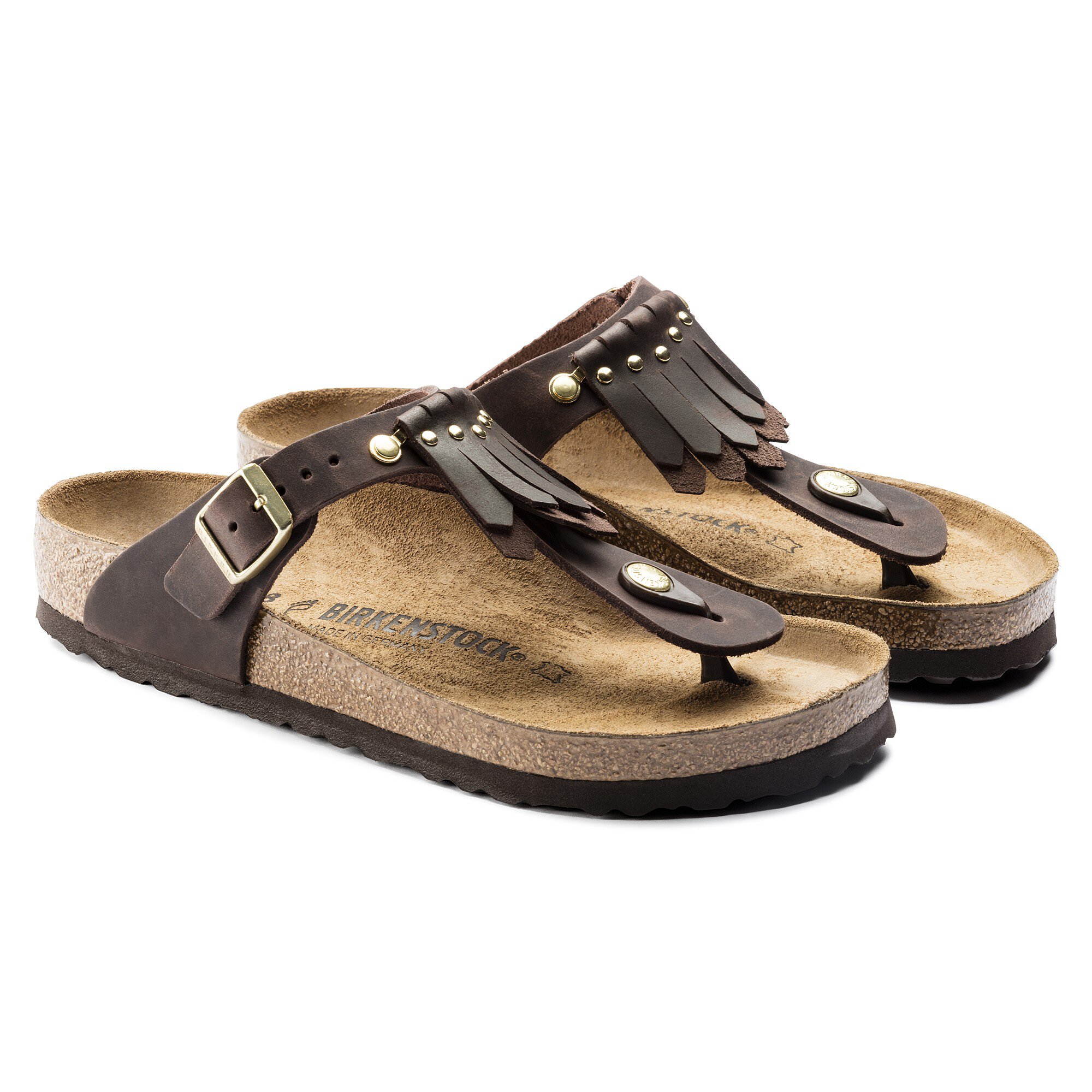 birkenstock gizeh brown leather