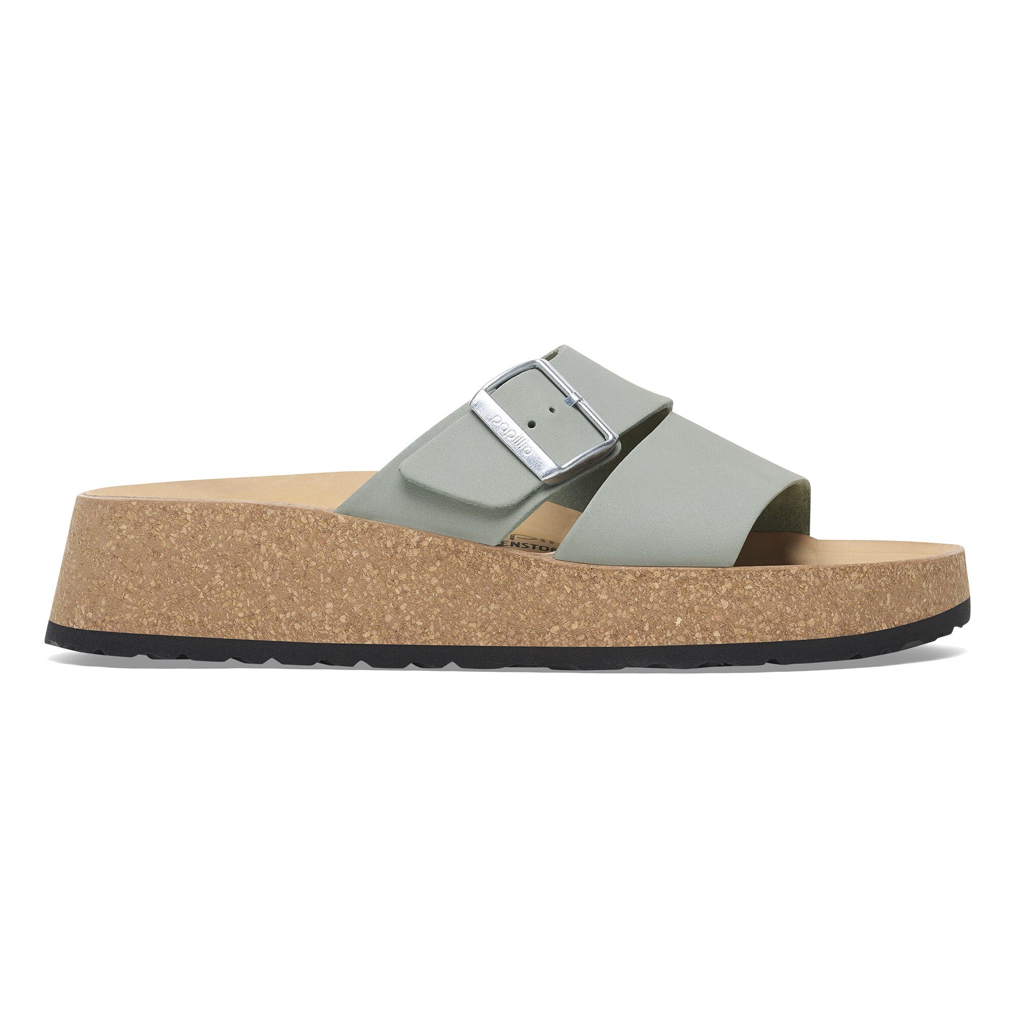 BIRKENSTOCK Almina ピュアセージ 37 レザー 24cm Almina Nubuck Leather Pure Sage | BIRKENSTOCK