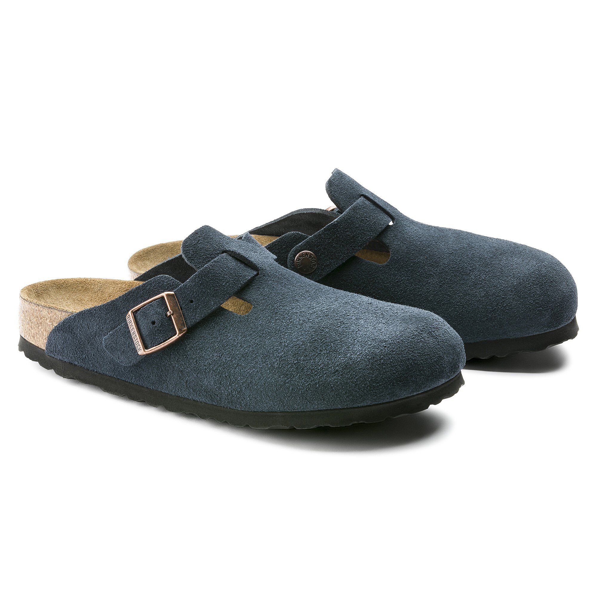 Navy birkenstock clogs Clearance