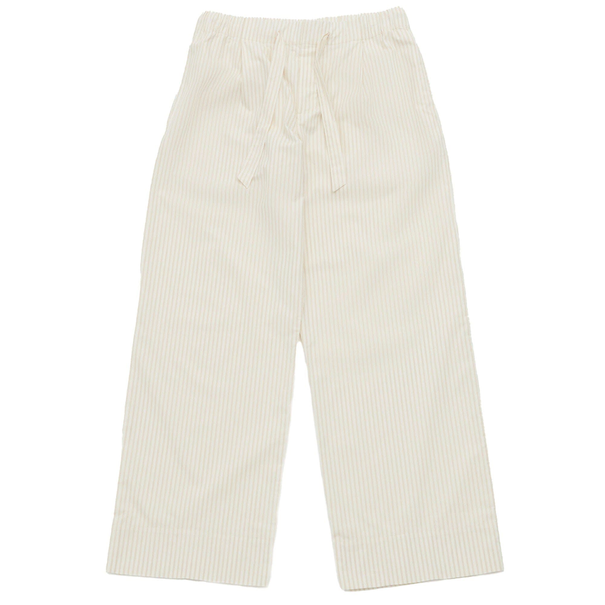 [極美品]TEKLA BIRKENSTOCK STRIPES PANTSベージュ Wheat Stripe Pants | PRGRSS Store