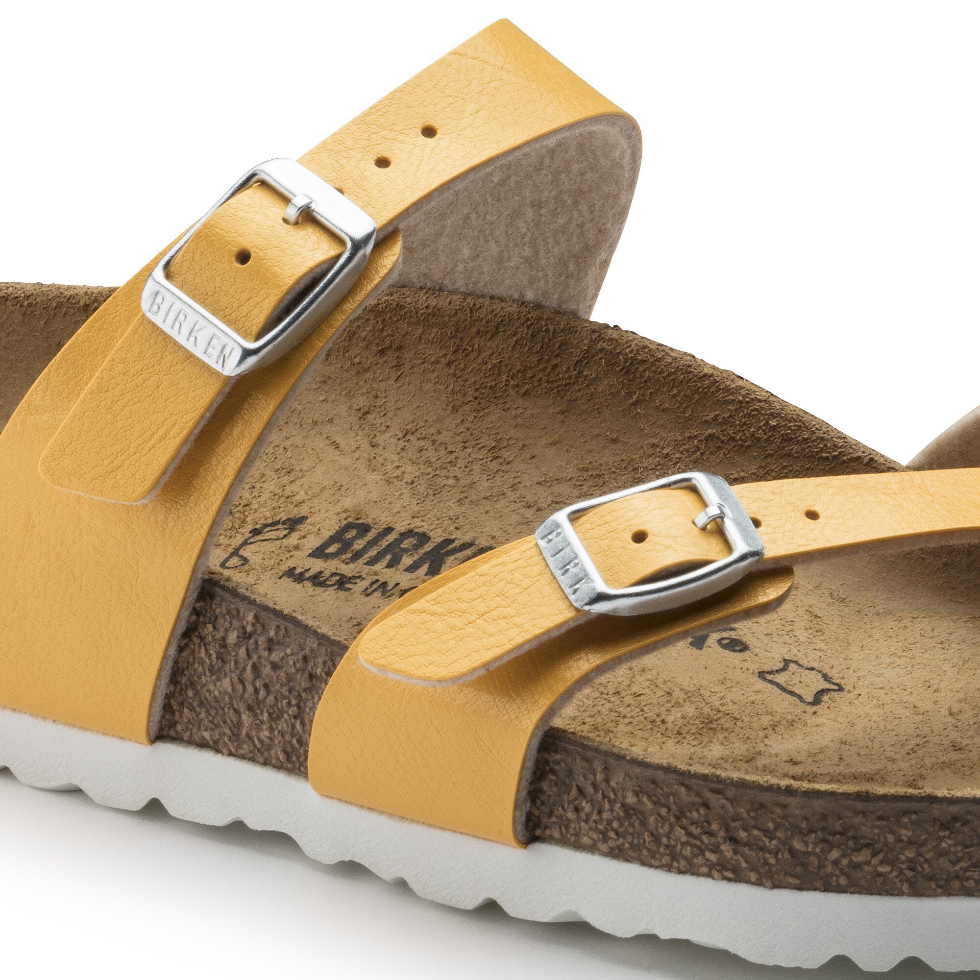 birkenstock mayari amber yellow