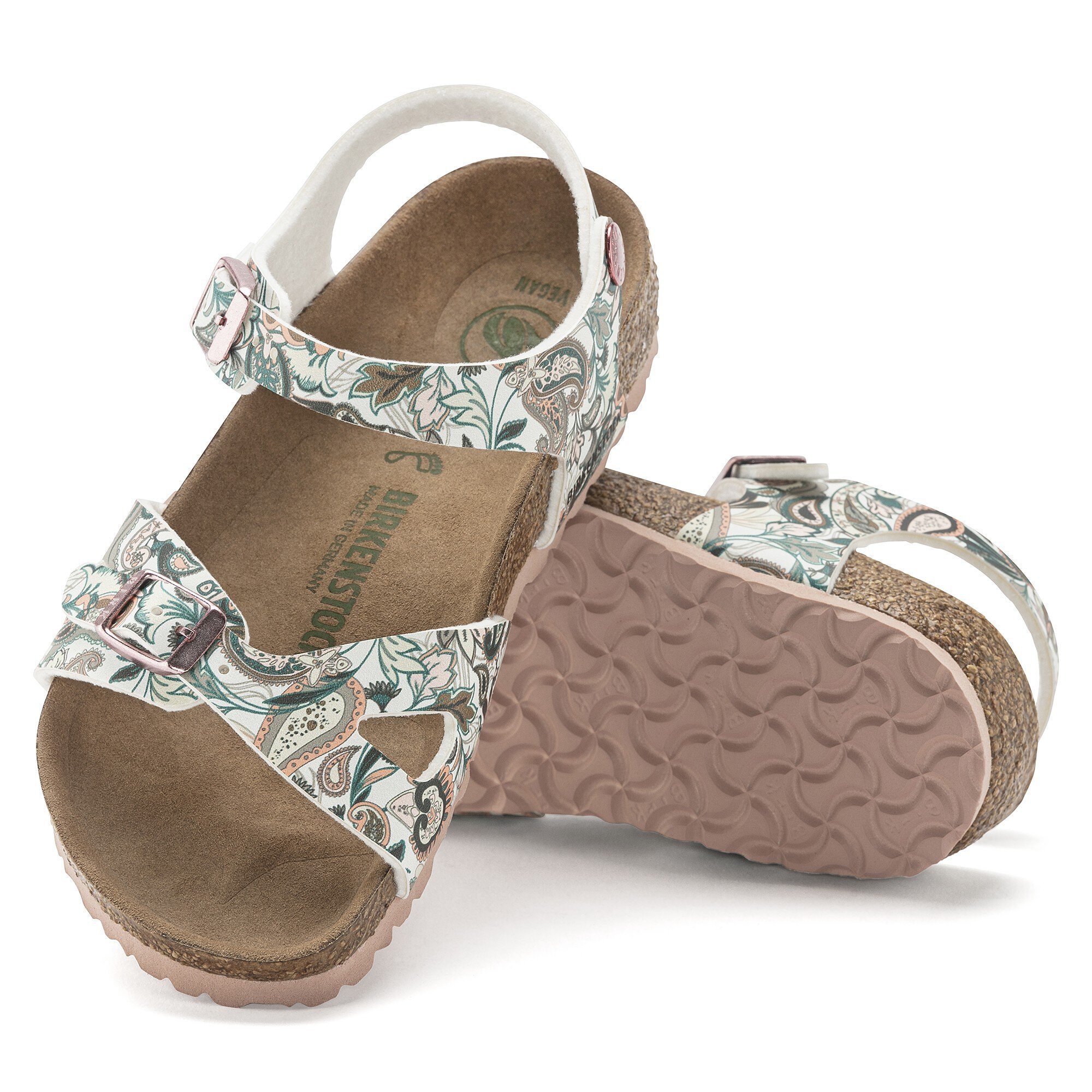 lomme Formen moden Rio Kids Birko-Flor Paisley Light Rose | BIRKENSTOCK