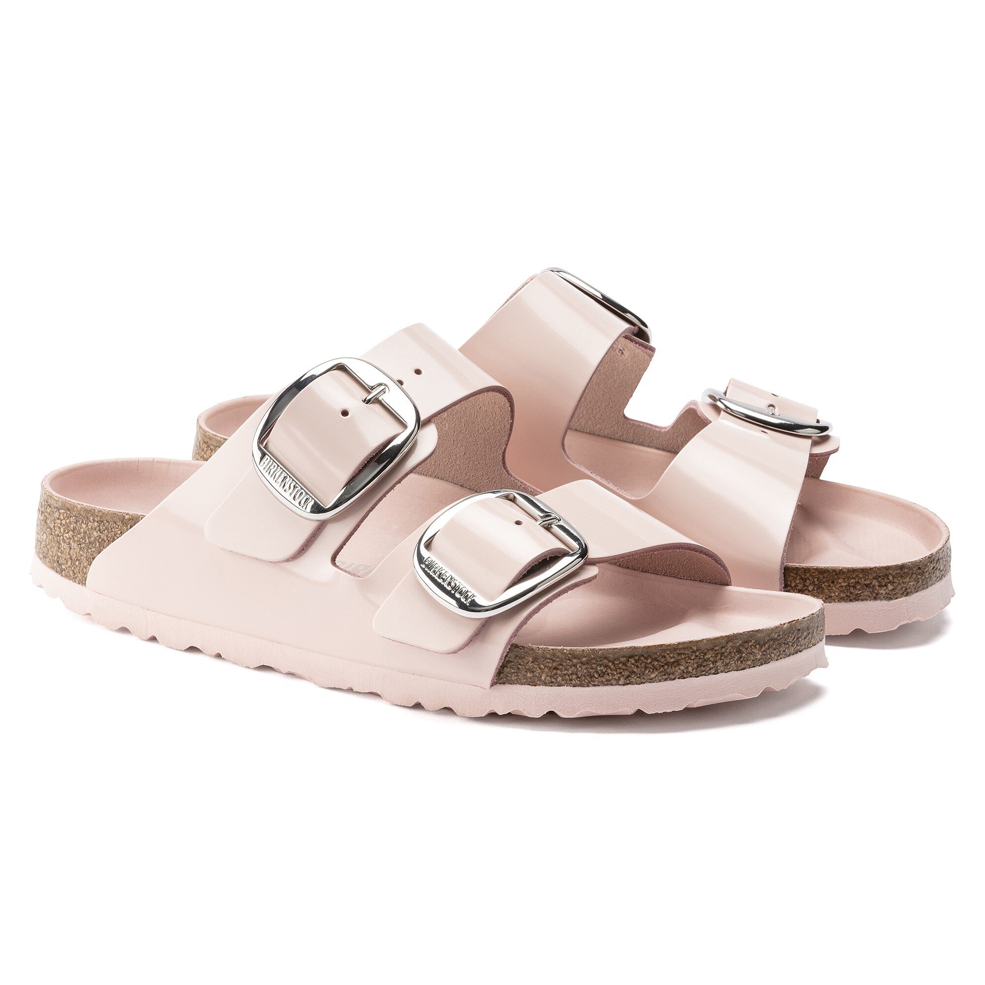 Arizona Big Buckle Natural Leather Patent– BIRKENSTOCK