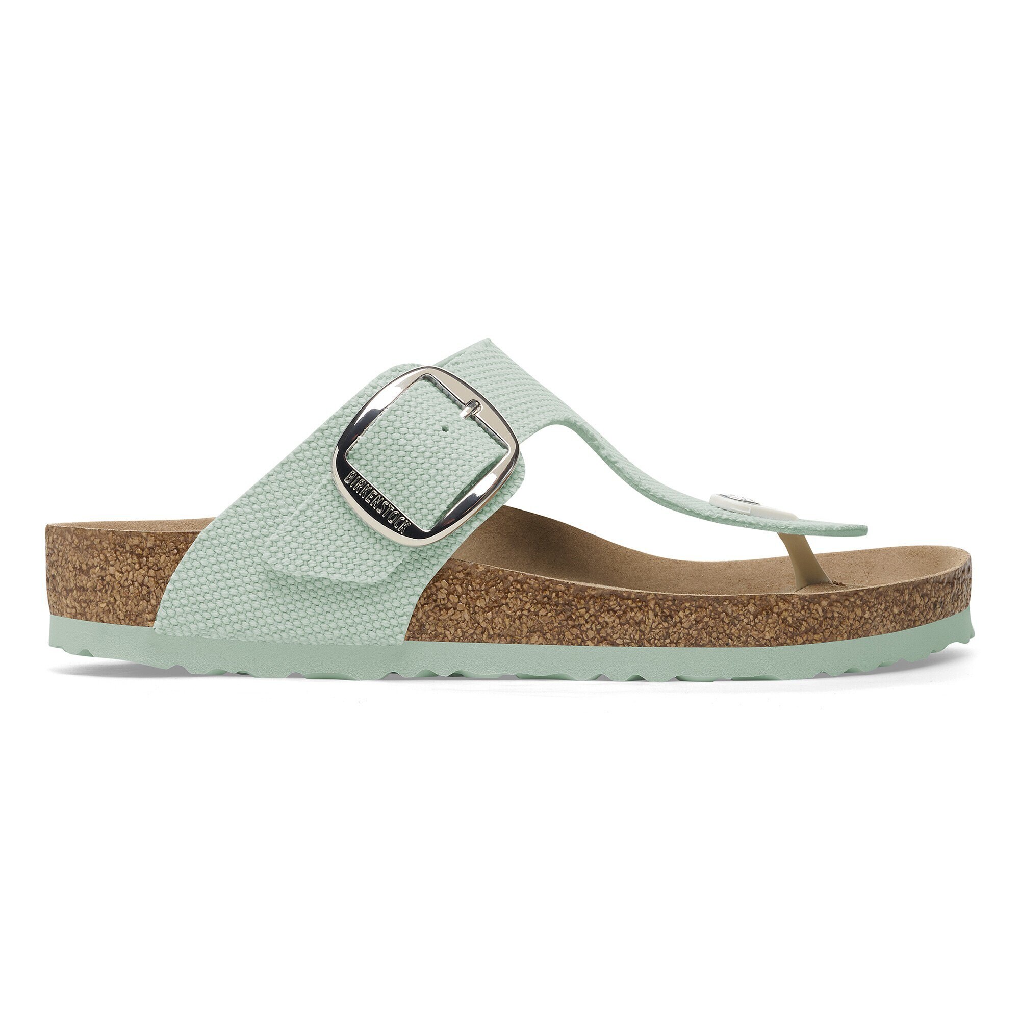Gizeh Big Buckle Rivet Logo Textile Vegan Canvas Surf Green