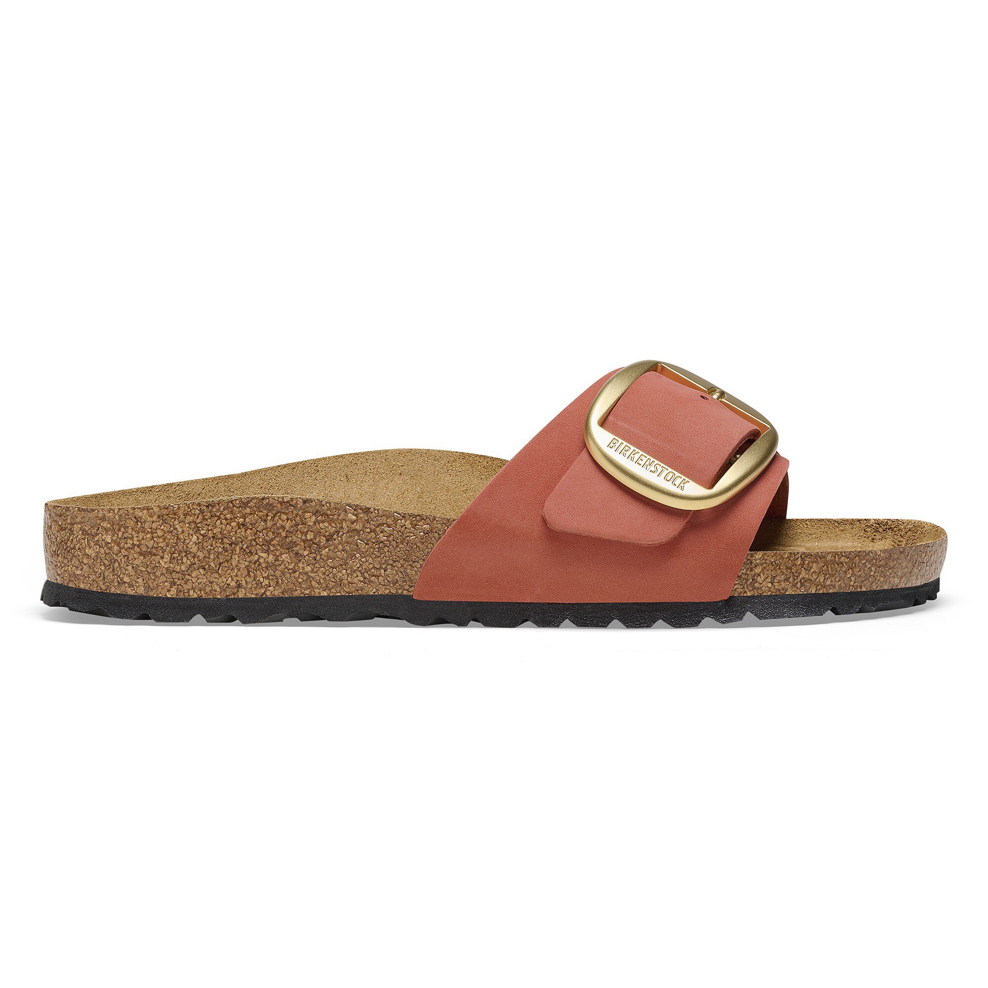 birkenstock madrid big buckle metallic rose