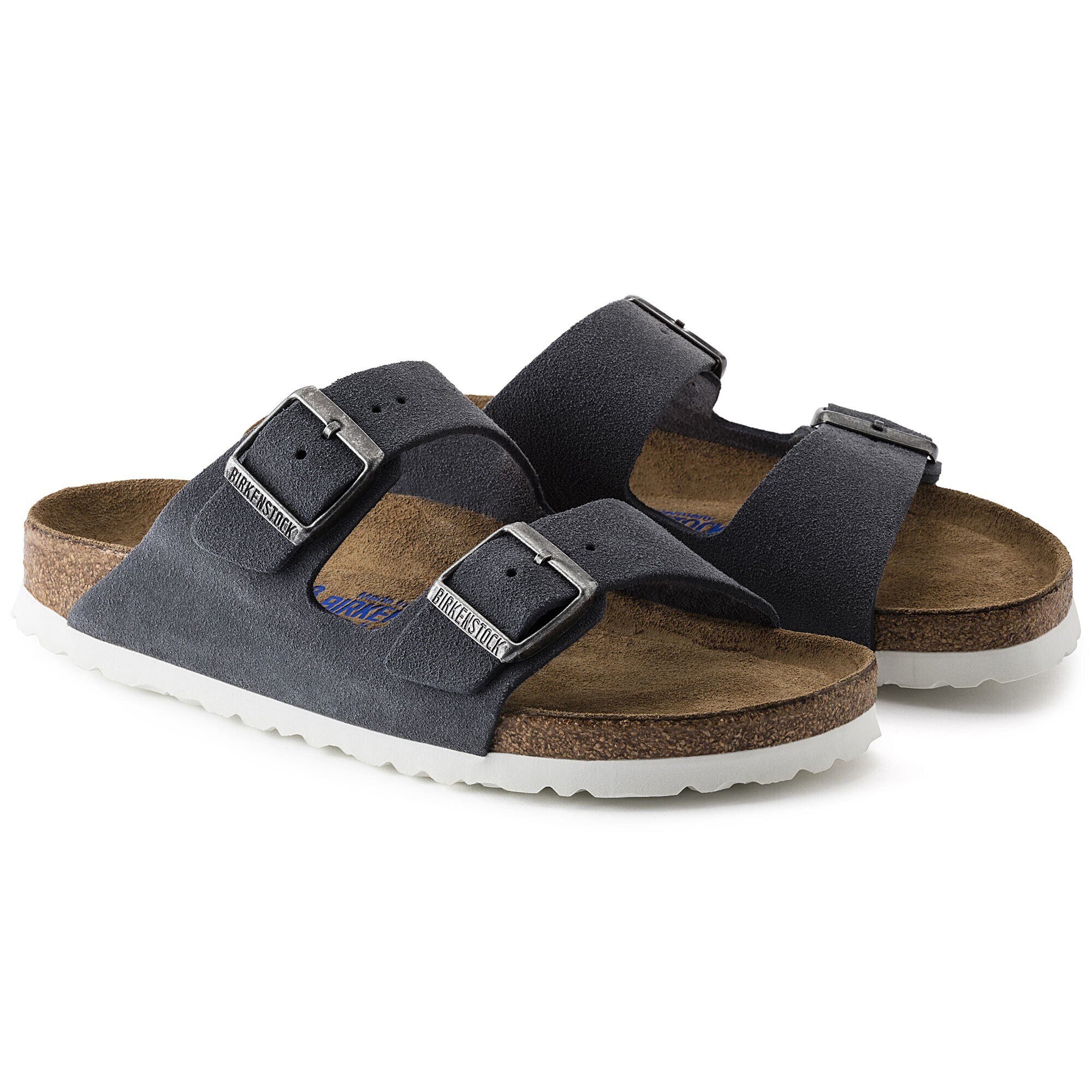 birkenstock arizona soft bed suede