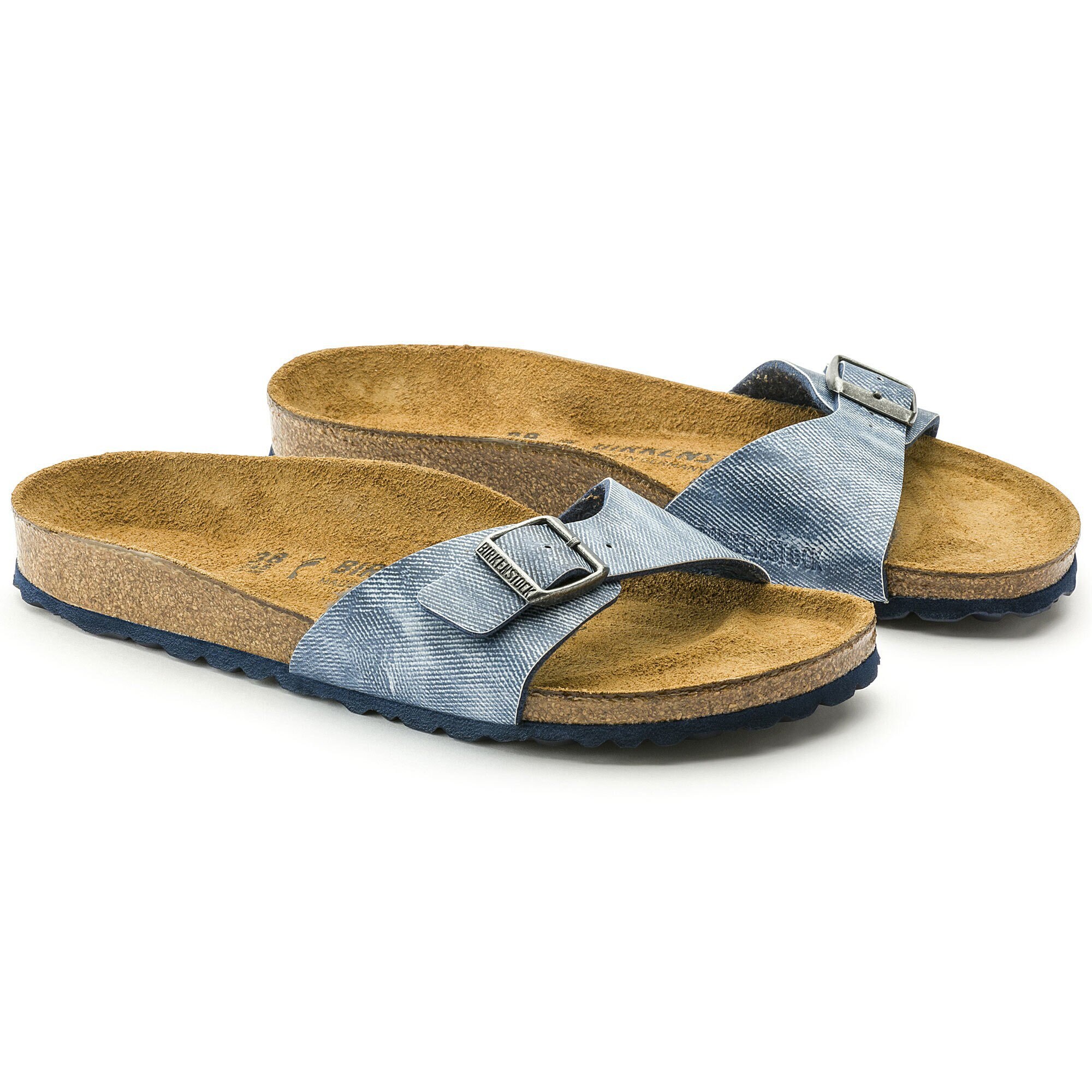 birkenstock jeans washed out blue