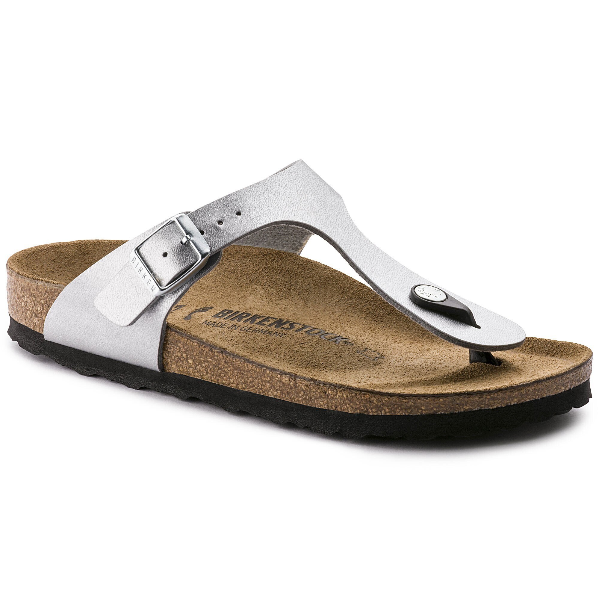 birkenstock silver gizeh