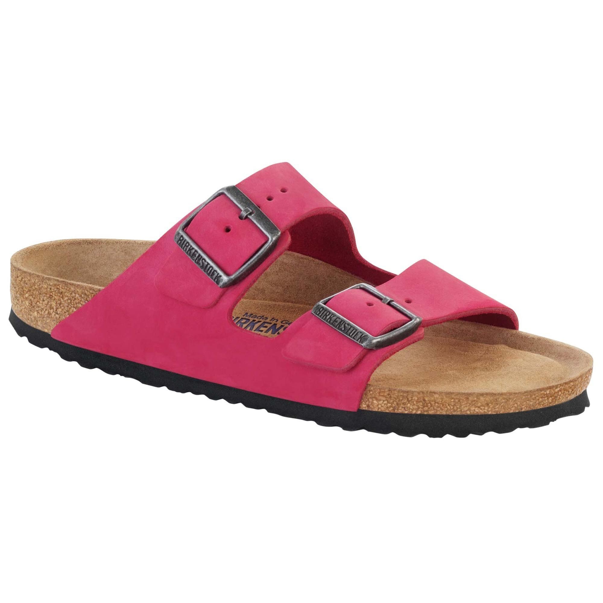 stereoanlæg fødselsdag Gør det ikke Arizona Soft Footbed Nubuck Leather Pink | BIRKENSTOCK