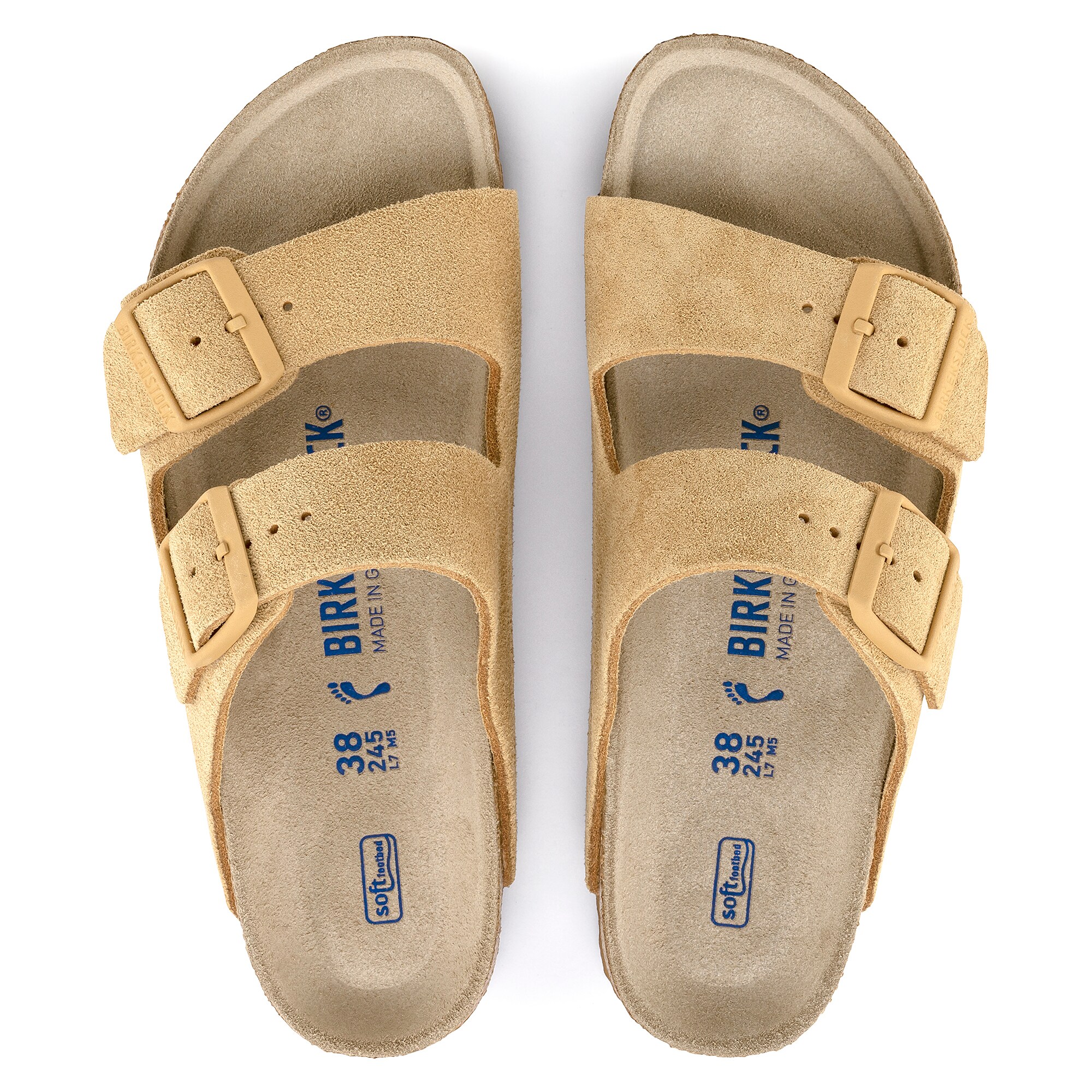 arizona soft footbed suede leather