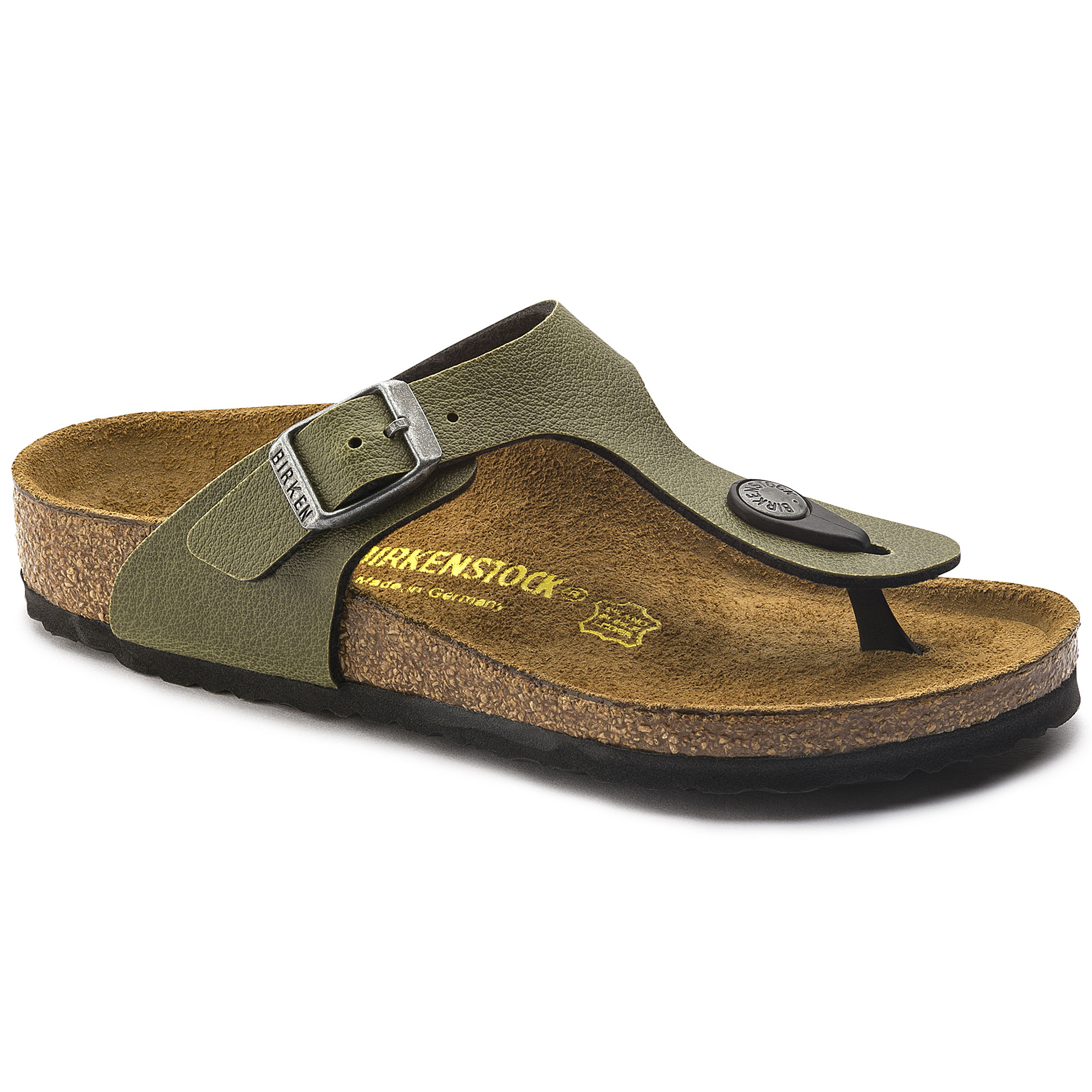 olive birkenstock sandals