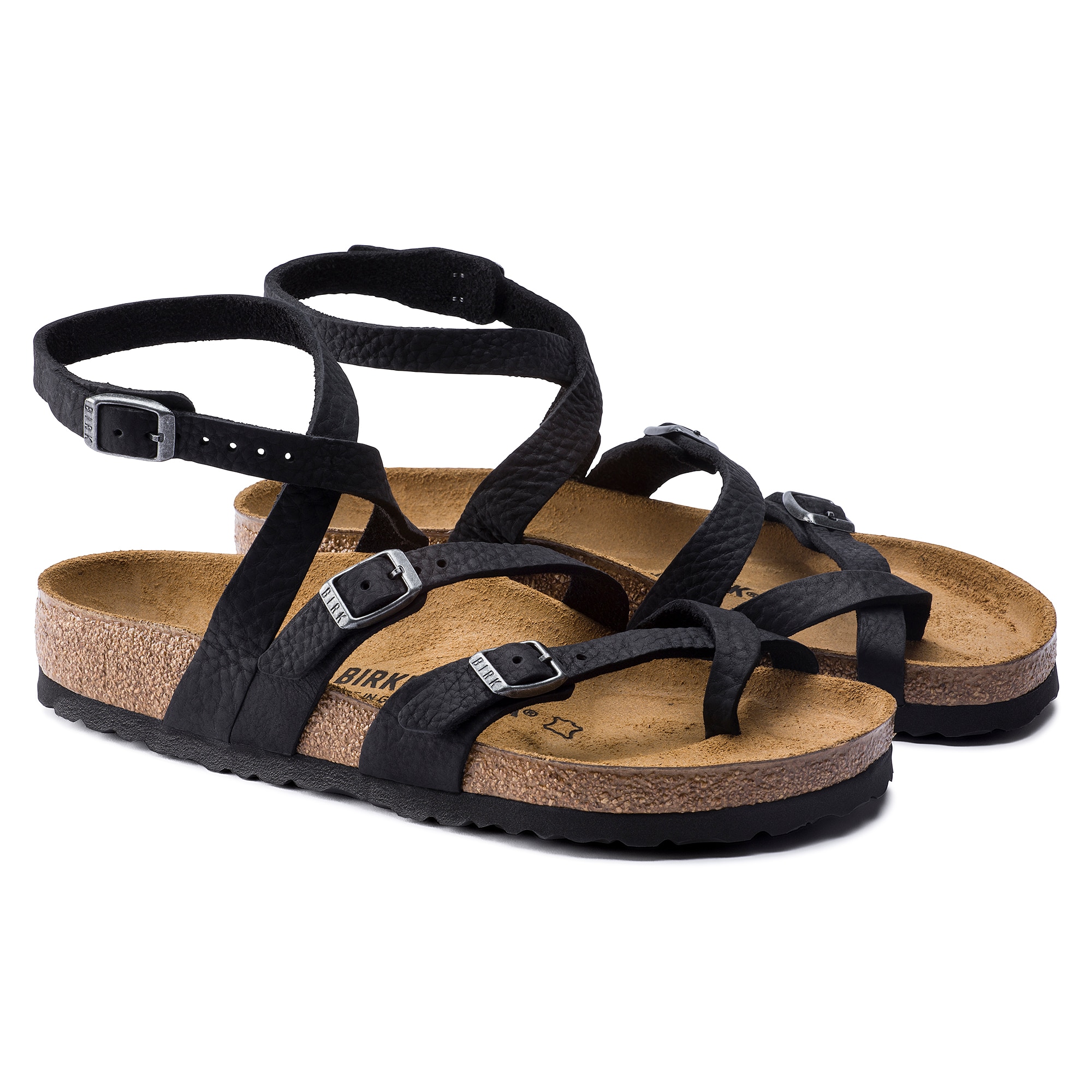 birks that wrap around ankle