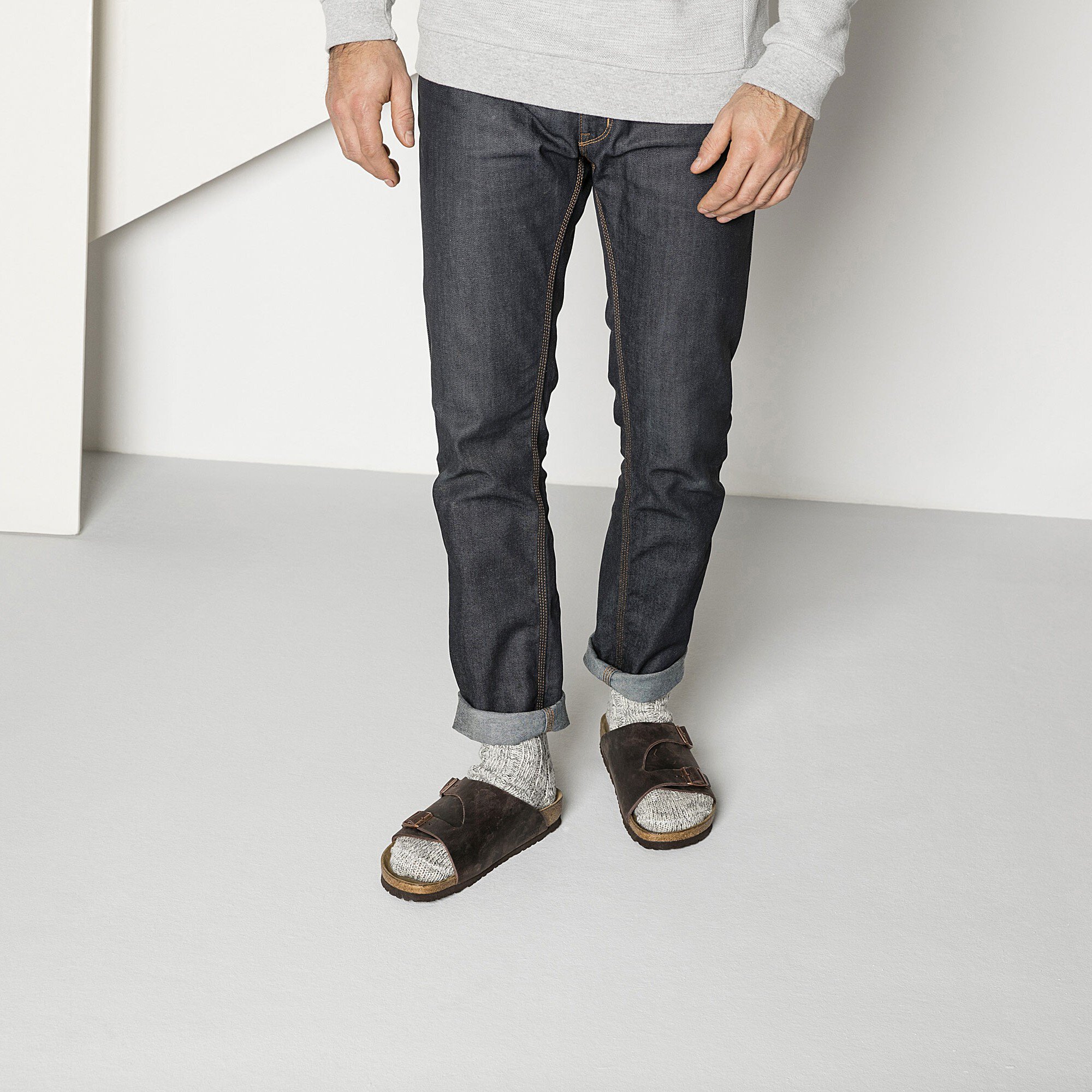 Cotton Twist Men Cotton Polyamid Elastane Grey BIRKENSTOCK