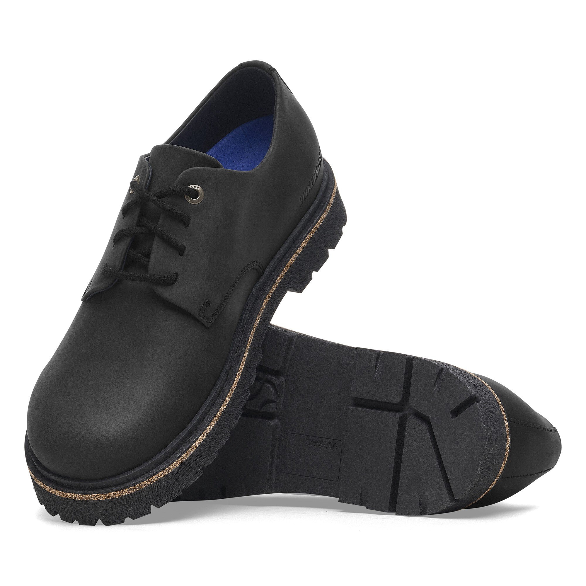 Highwood Lace Low Oiled Leather Black | BIRKENSTOCK
