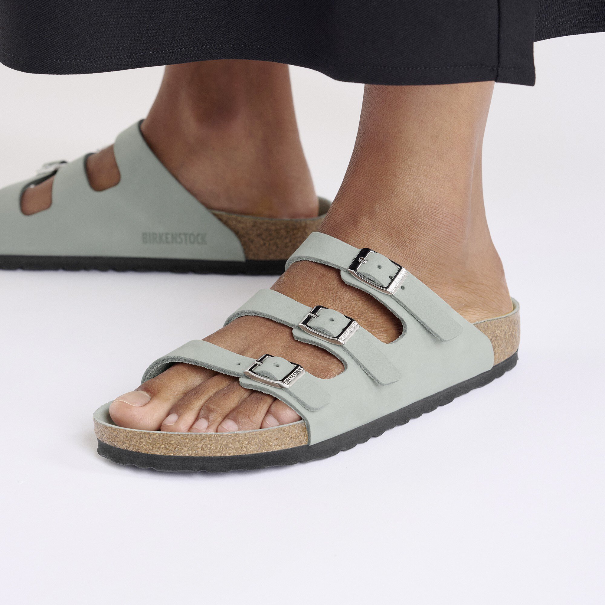 Florida Nubuck Leather Pure Sage | BIRKENSTOCK
