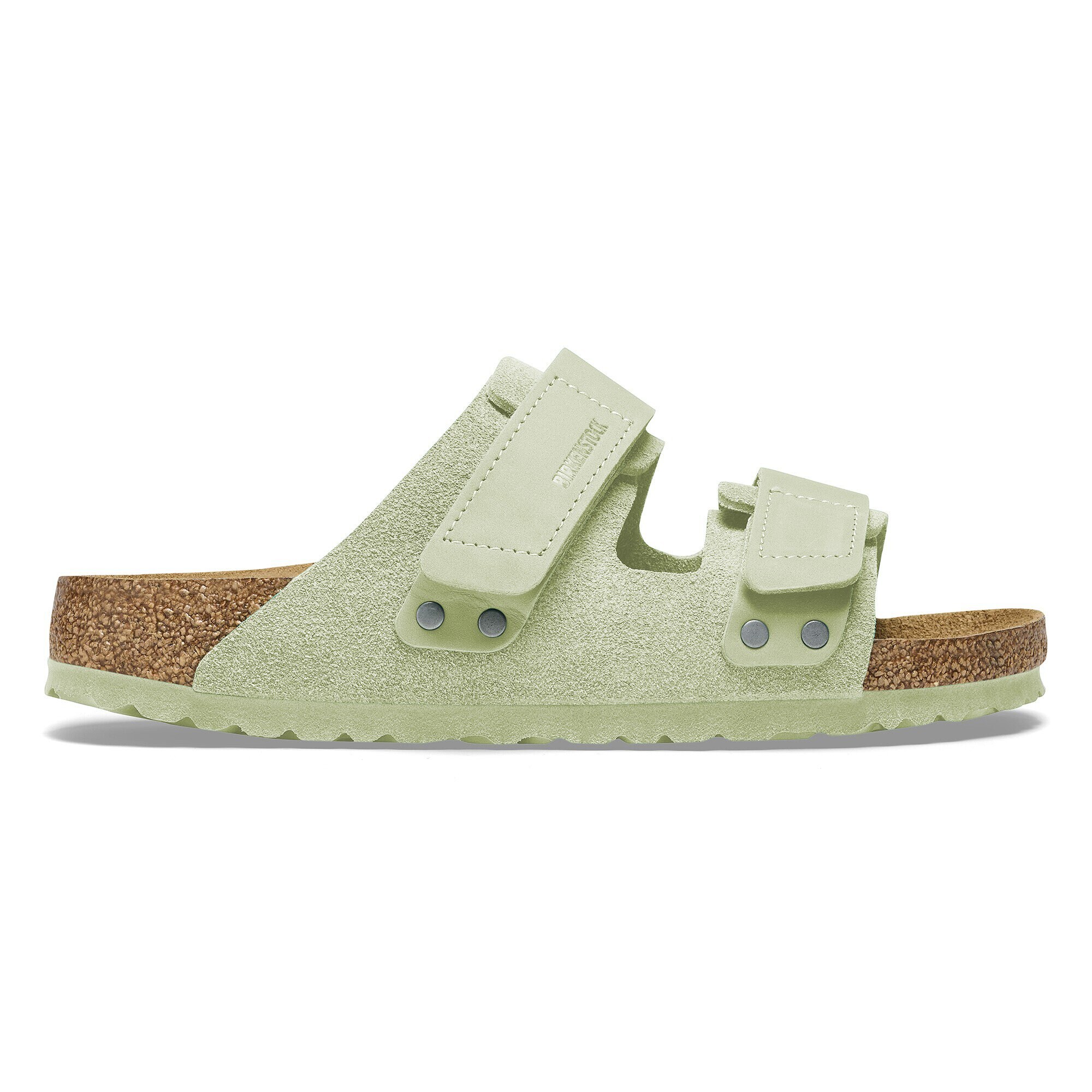 Uji Nubuck Suede Leather Faded Lime BIRKENSTOCK