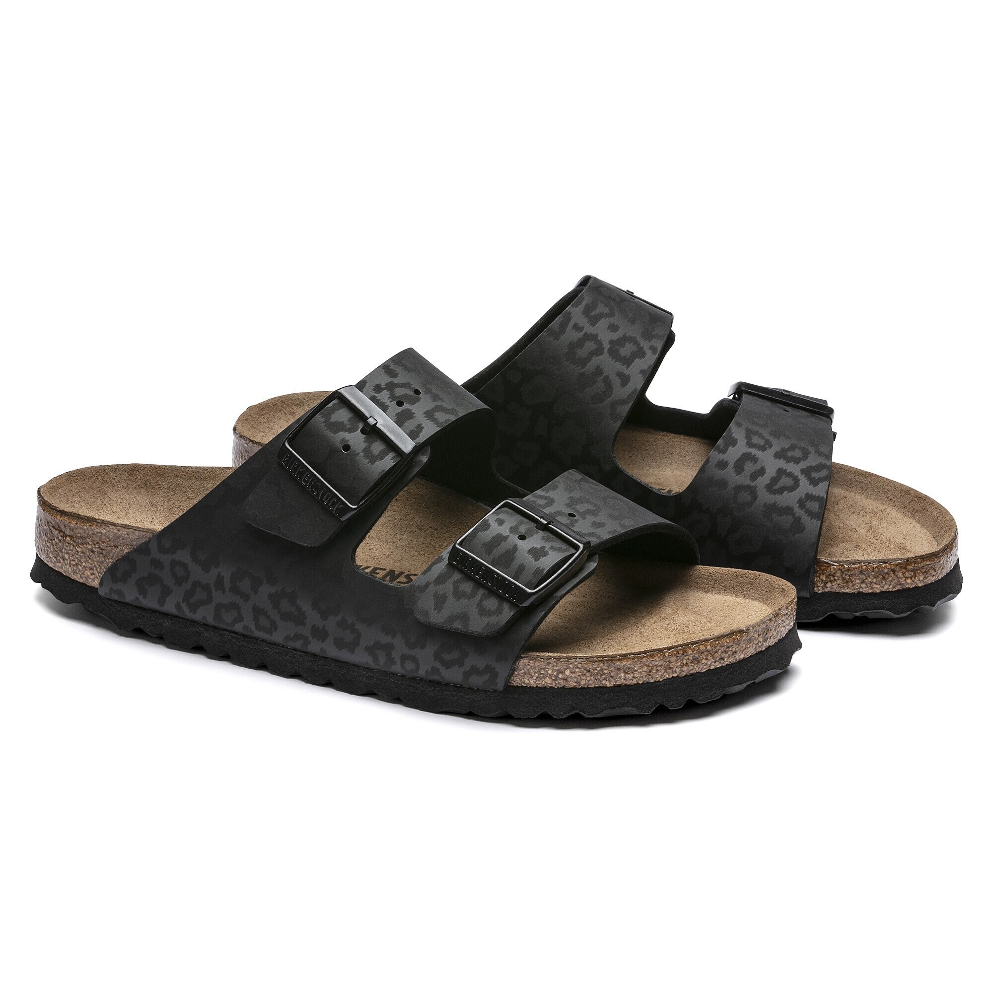 birkenstock arizona leopard print