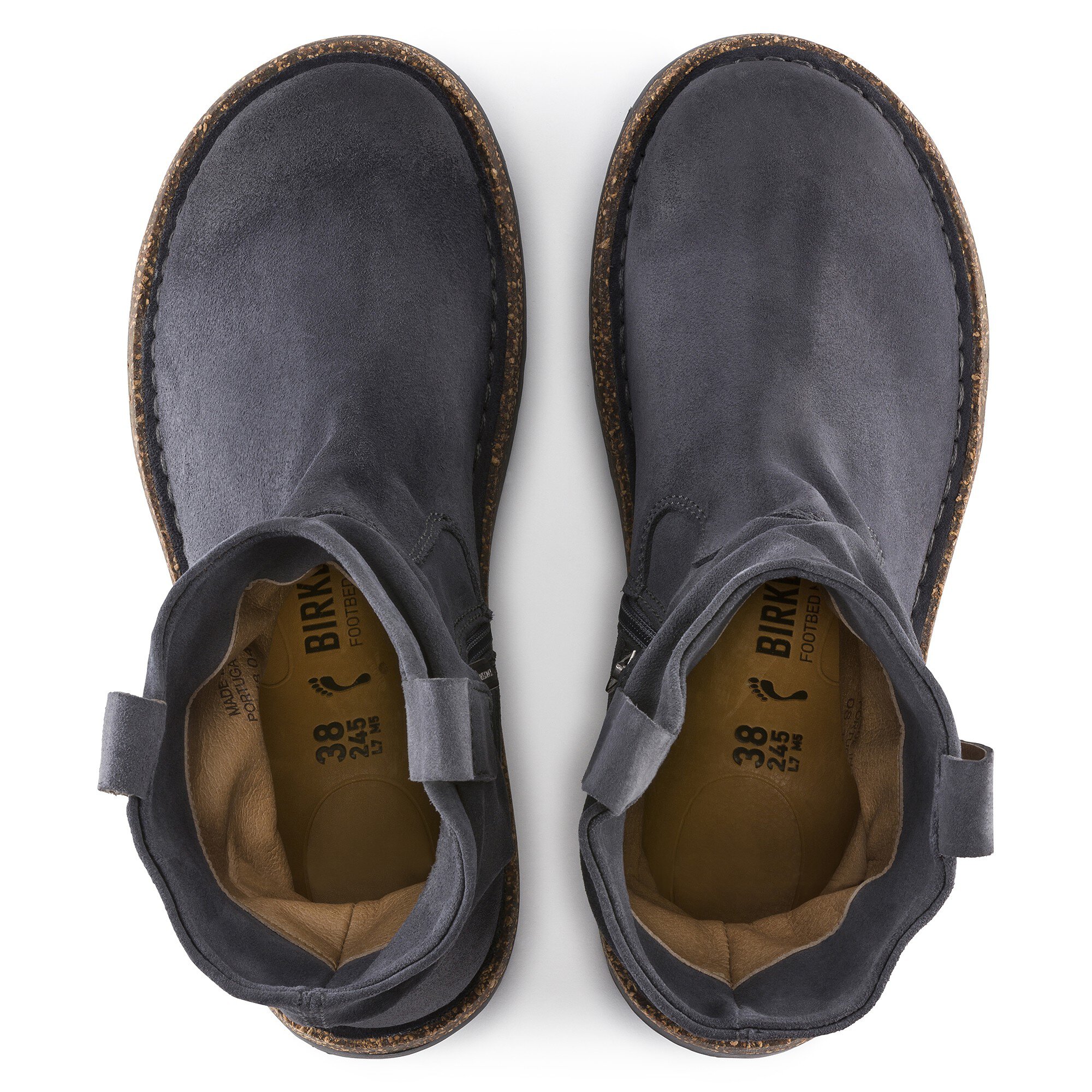 Luton Suede Leather Graphite 