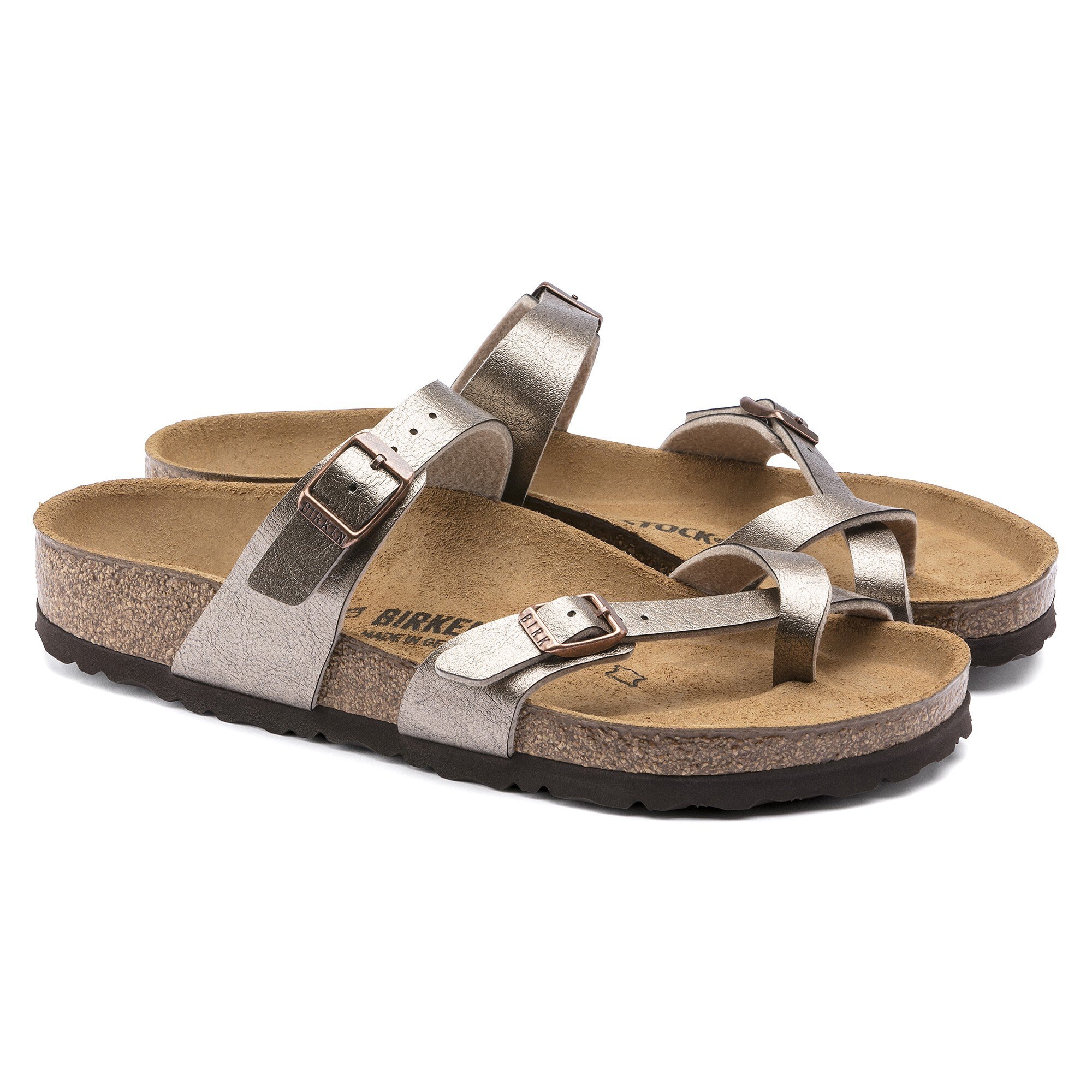 Birkenstock metallic taupe outlet