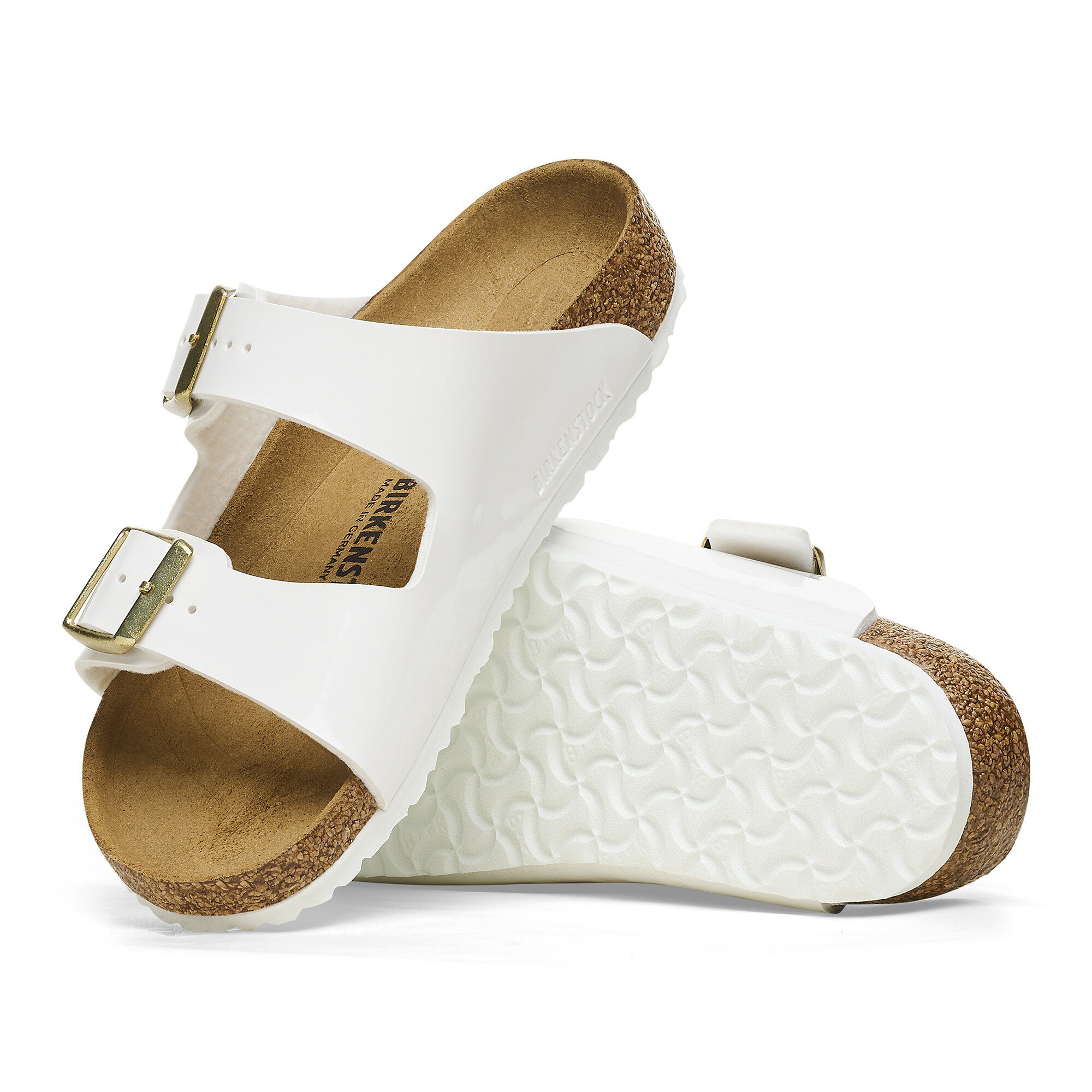 Arizona Kids Birko-Flor Patent Patent White | BIRKENSTOCK