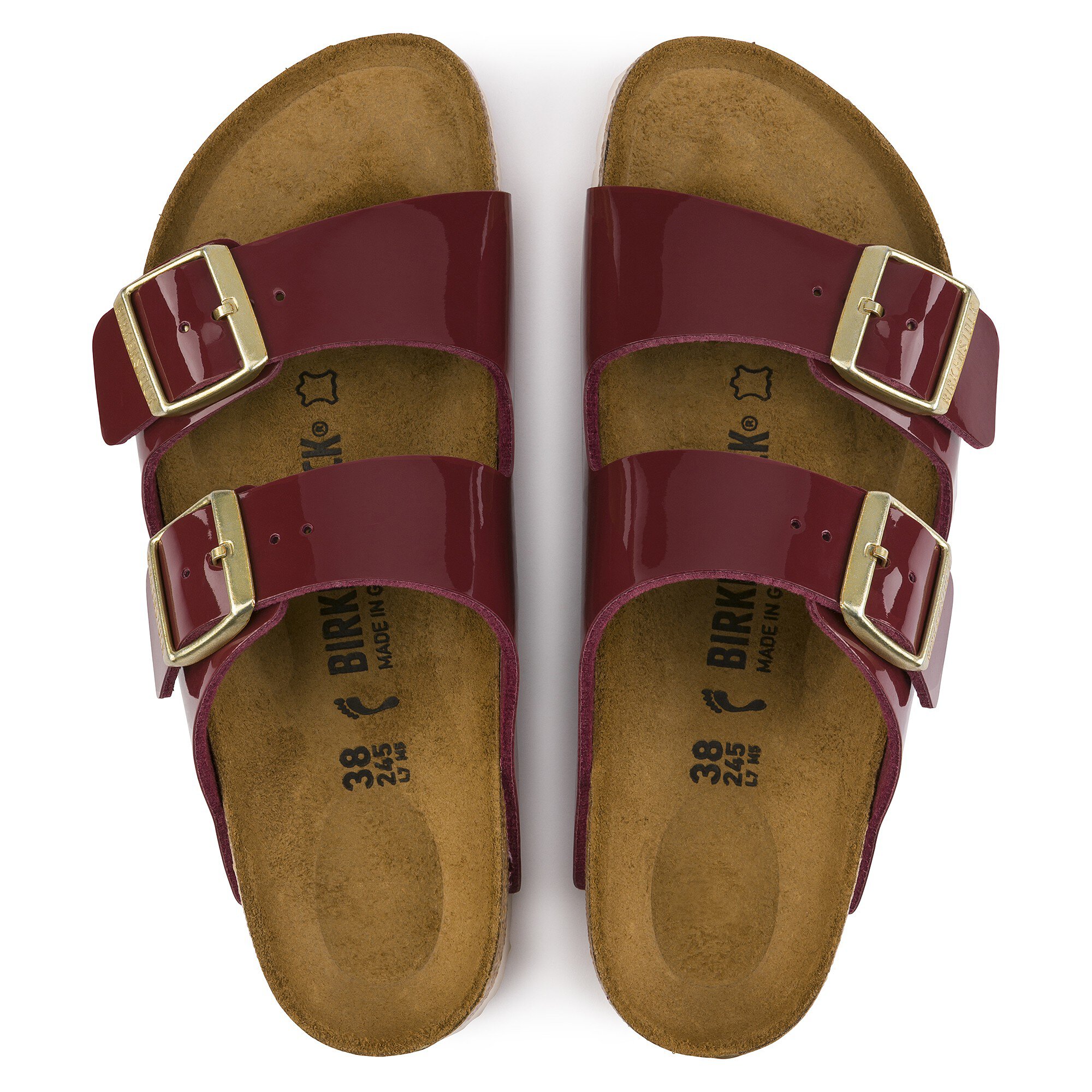 Birkenstock Arizona Bordeaux Patent 2025 | www.hockeyplayer