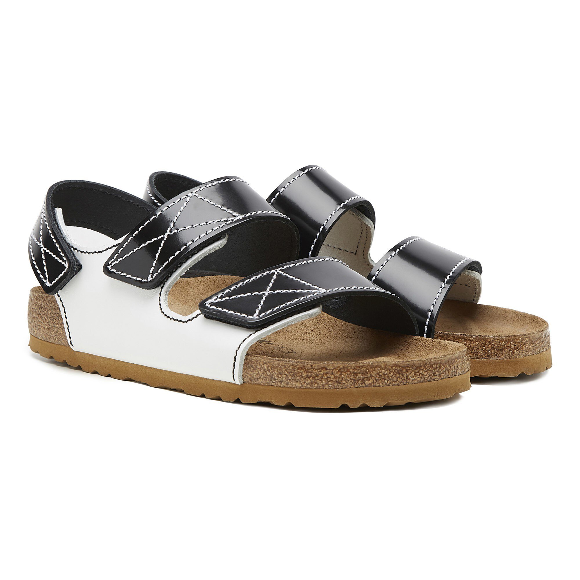 Milano Proenza Natural Leather Black White BIRKENSTOCK