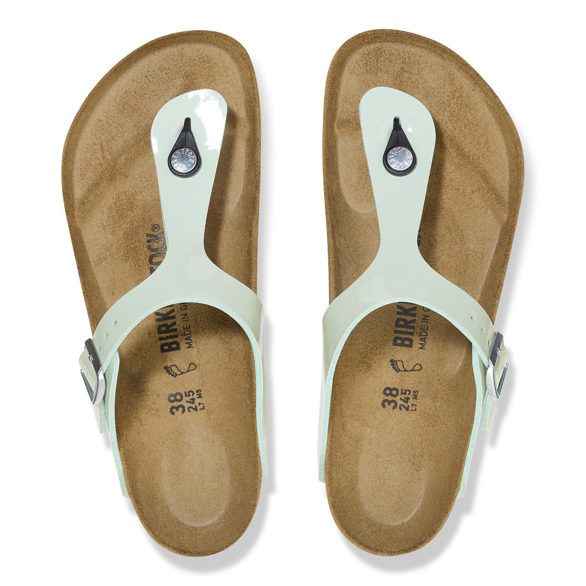 Birkenstock gizeh green hotsell