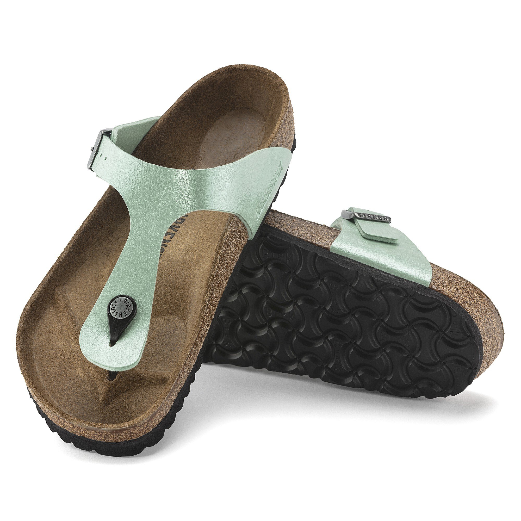 birkenstock gizeh graceful emerald