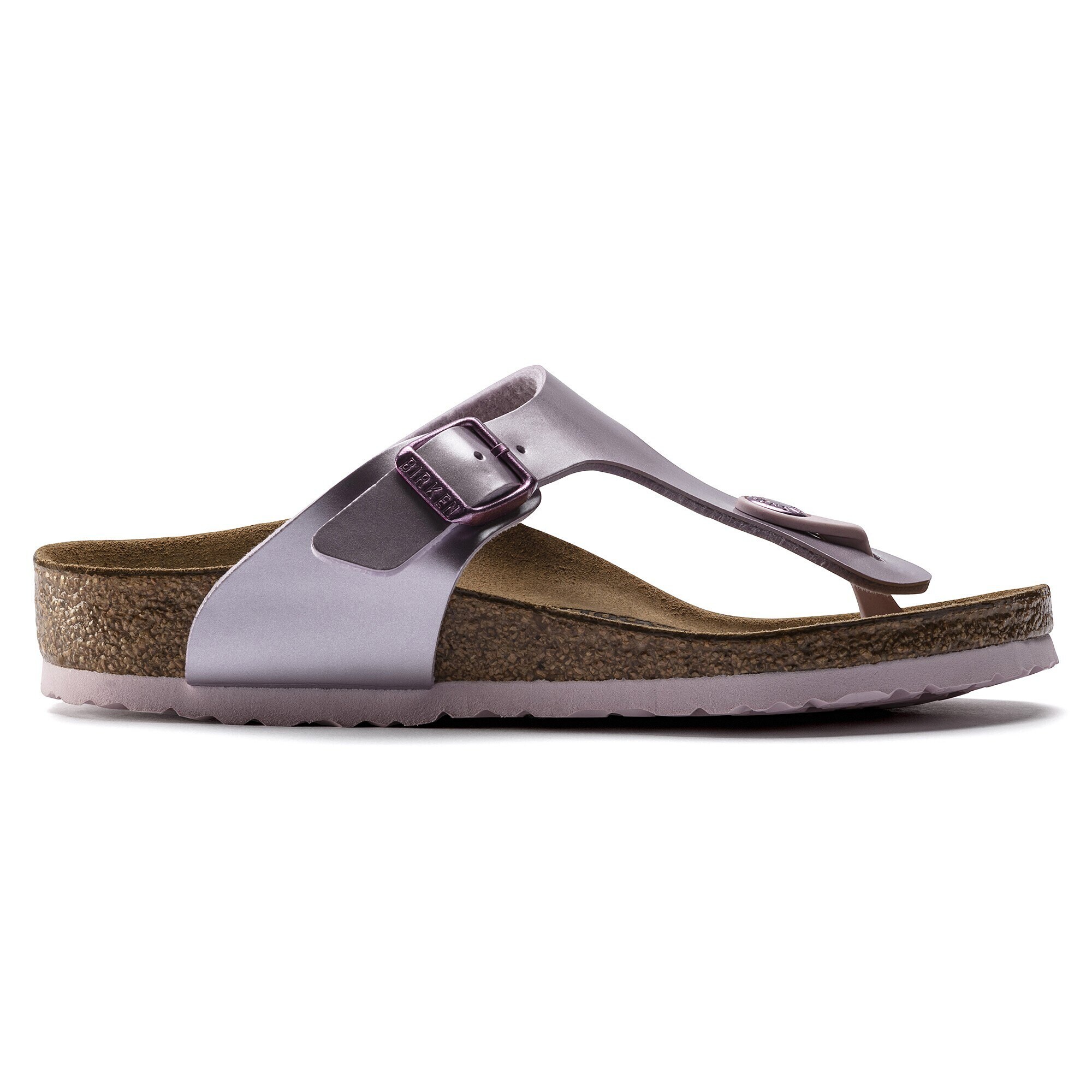 Minde om krave Interaktion Gizeh Kids Birko-Flor Electric Metallic Lilac | BIRKENSTOCK