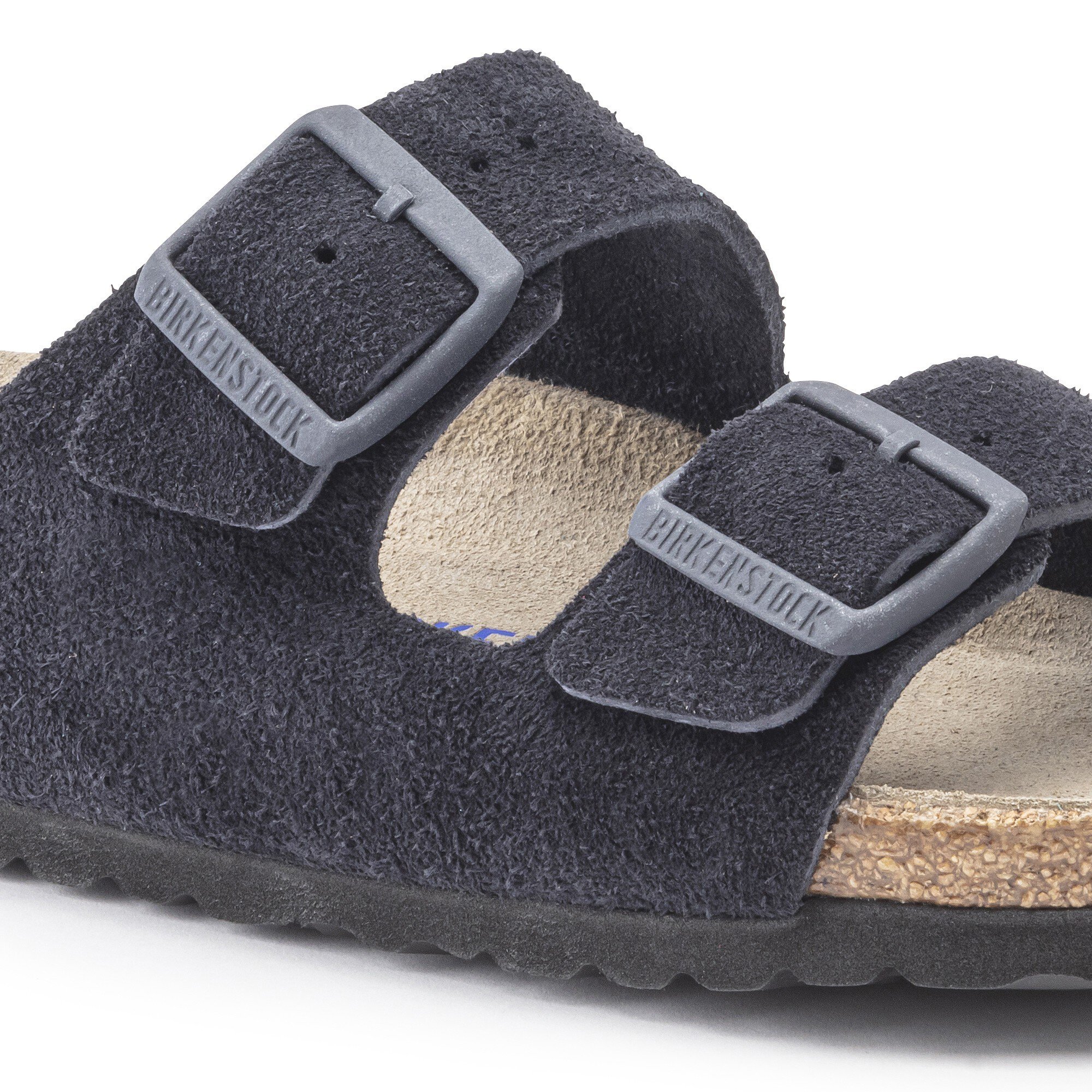 Arizona Soft Footbed Suede Leather Midnight Blue BIRKENSTOCK