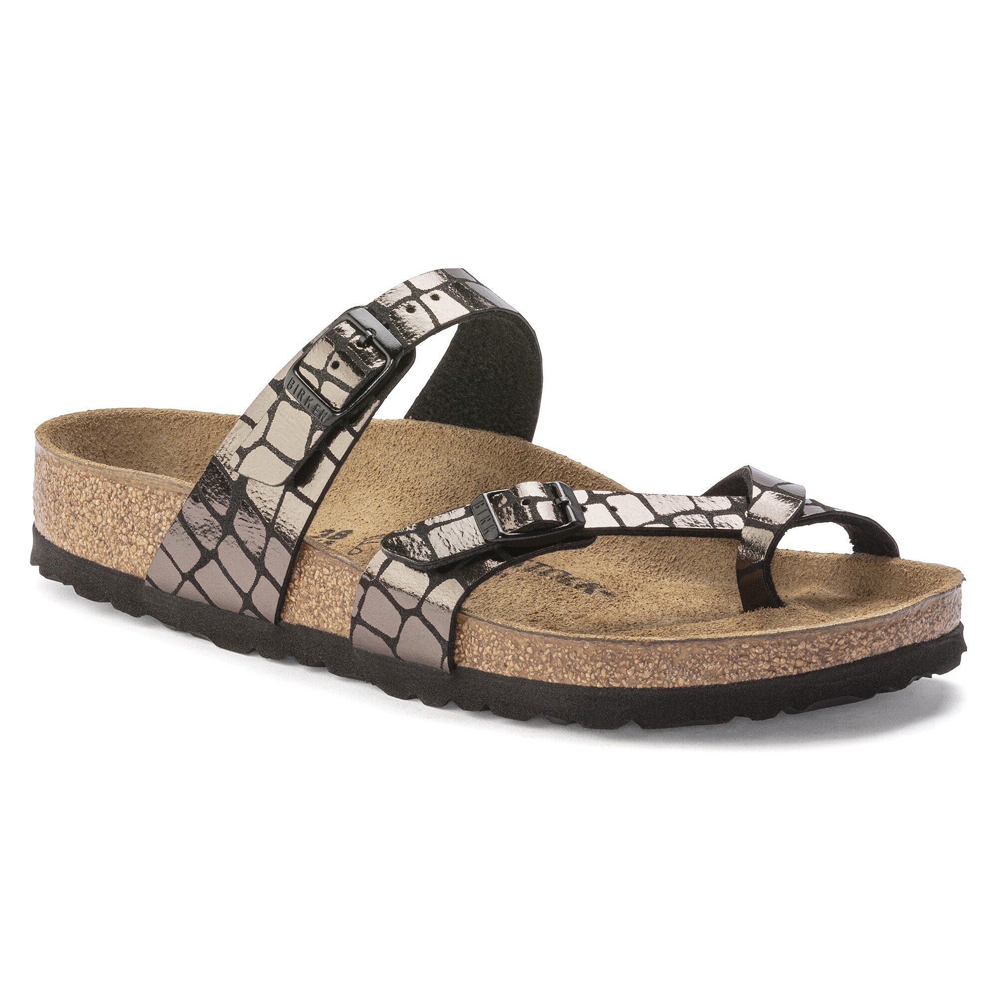 Birkenstock madrid big buckle gator hot sale