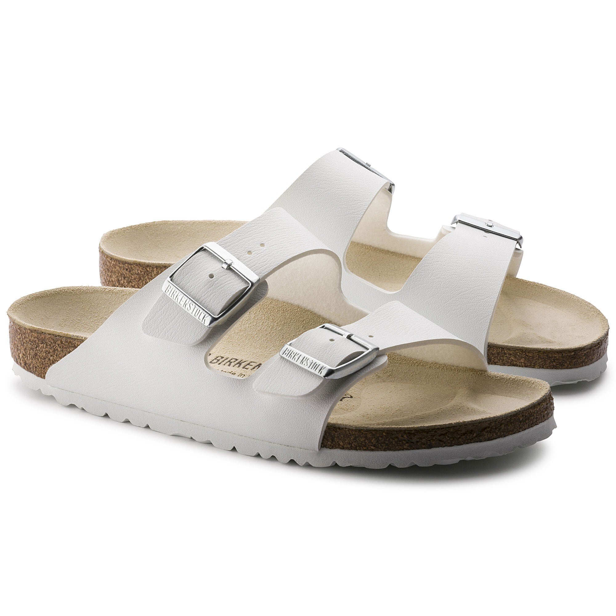 Birkenstock white deals two strap