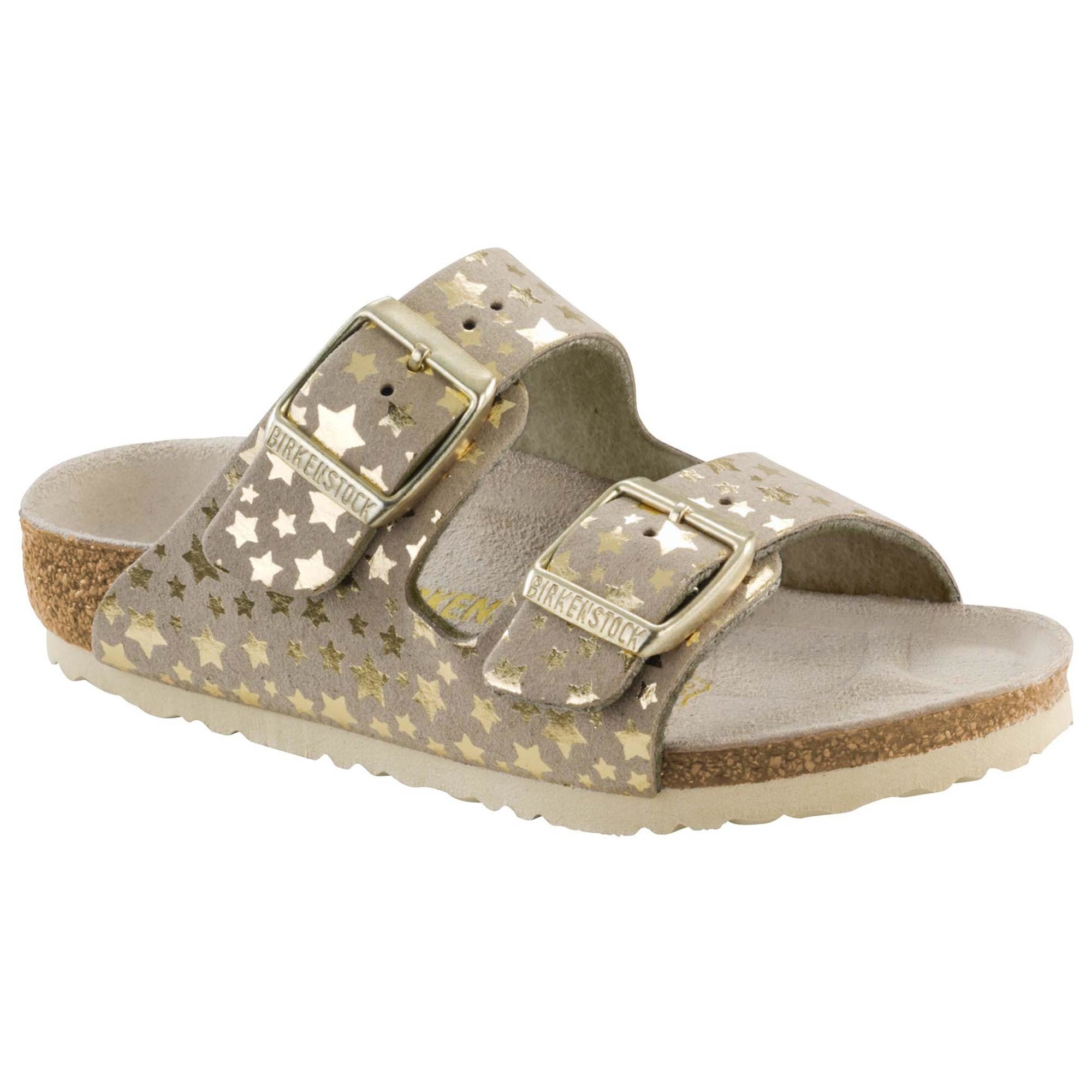 gold birkenstocks