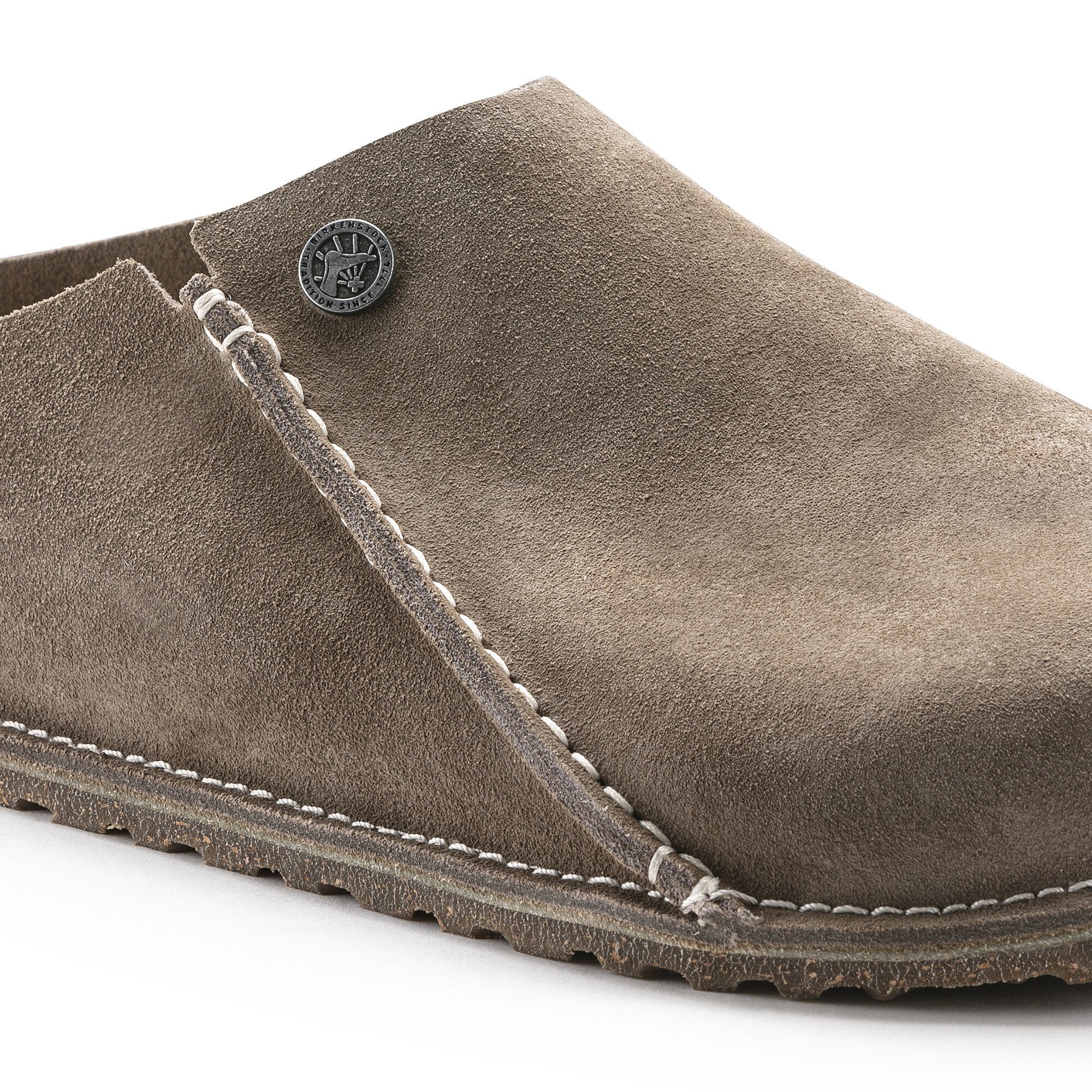 Zermatt Premium Suede Leather Gray Taupe BIRKENSTOCK