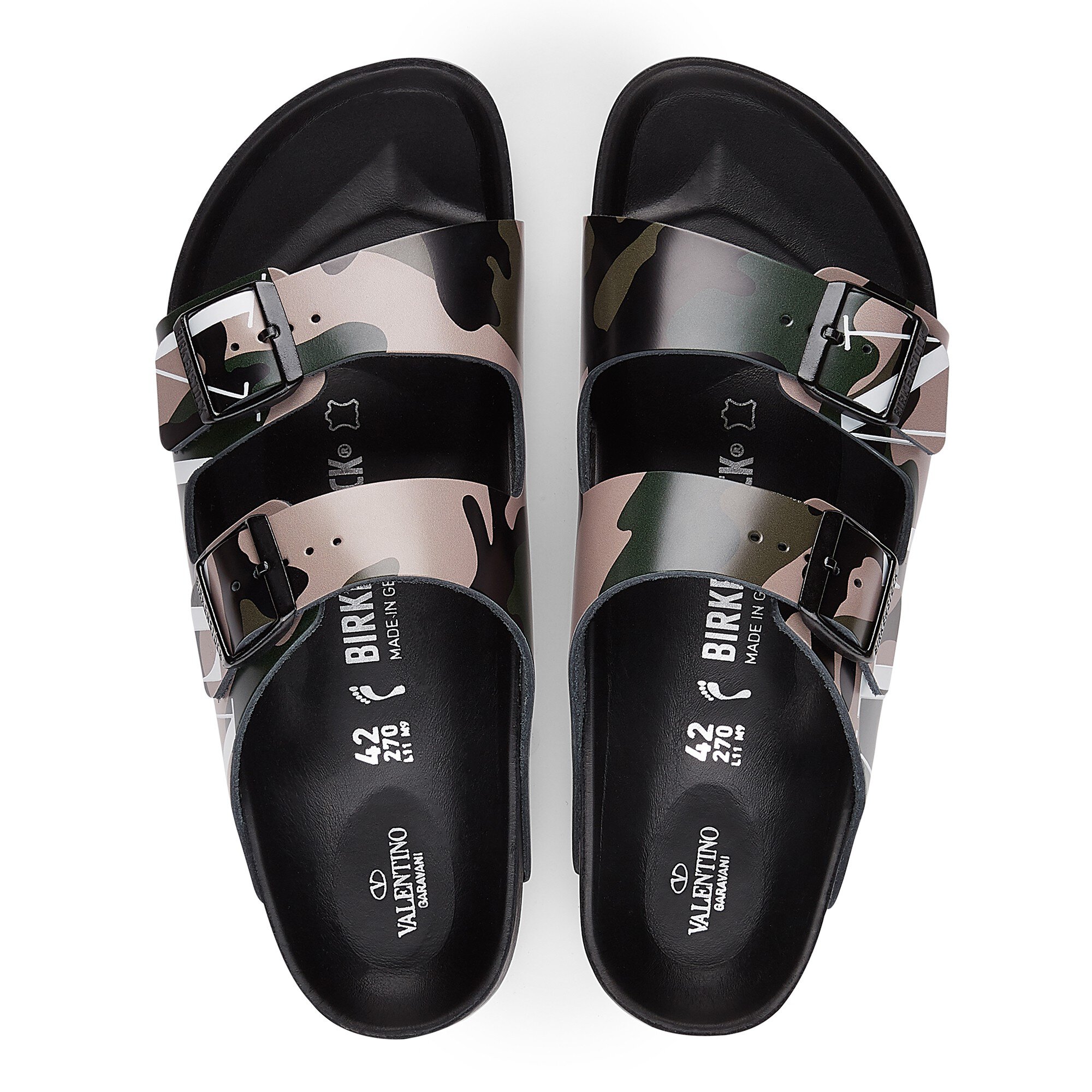 Arizona Valentino Garavani VLTN Army Green-Poudre