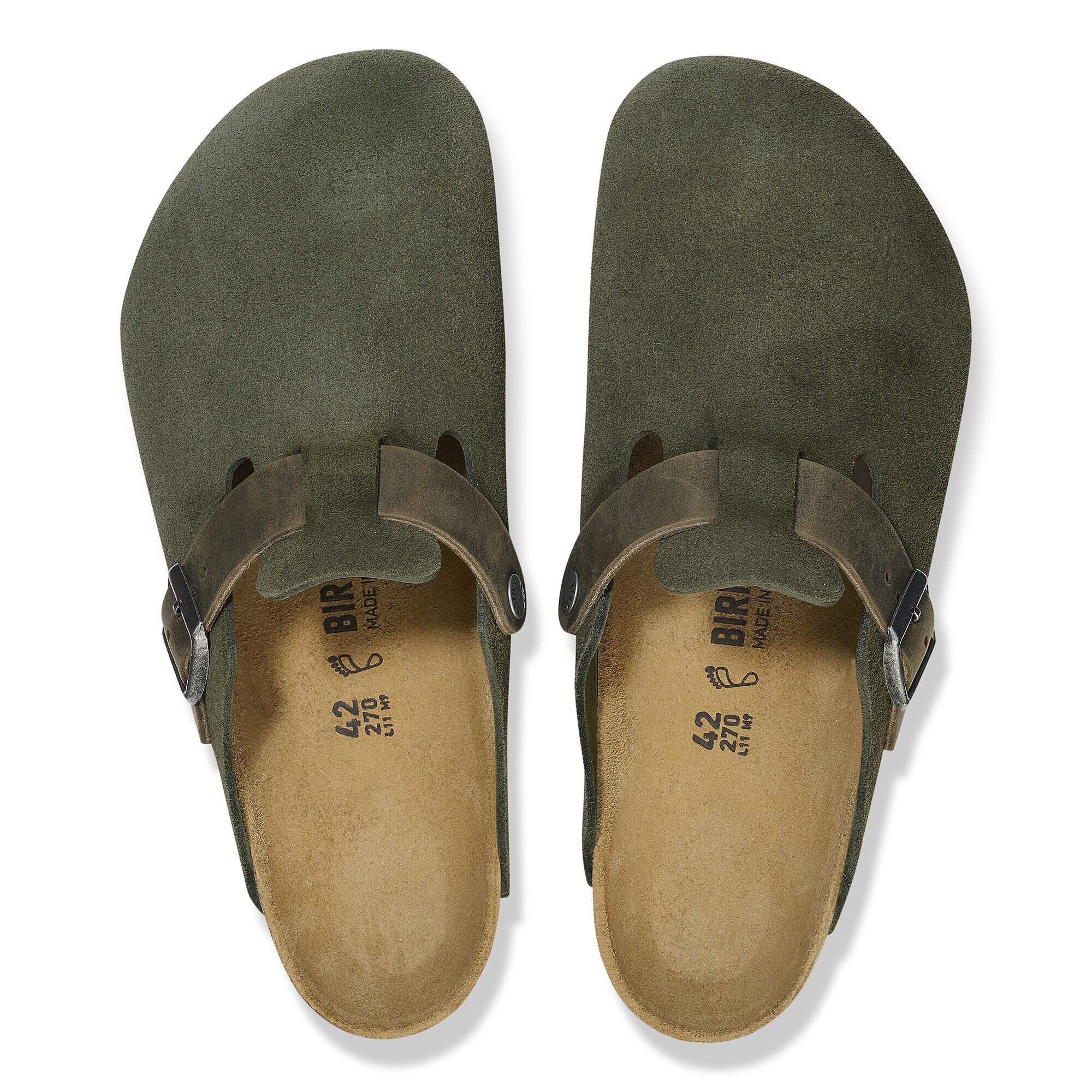 Boston Mixed Leather Thyme BIRKENSTOCK