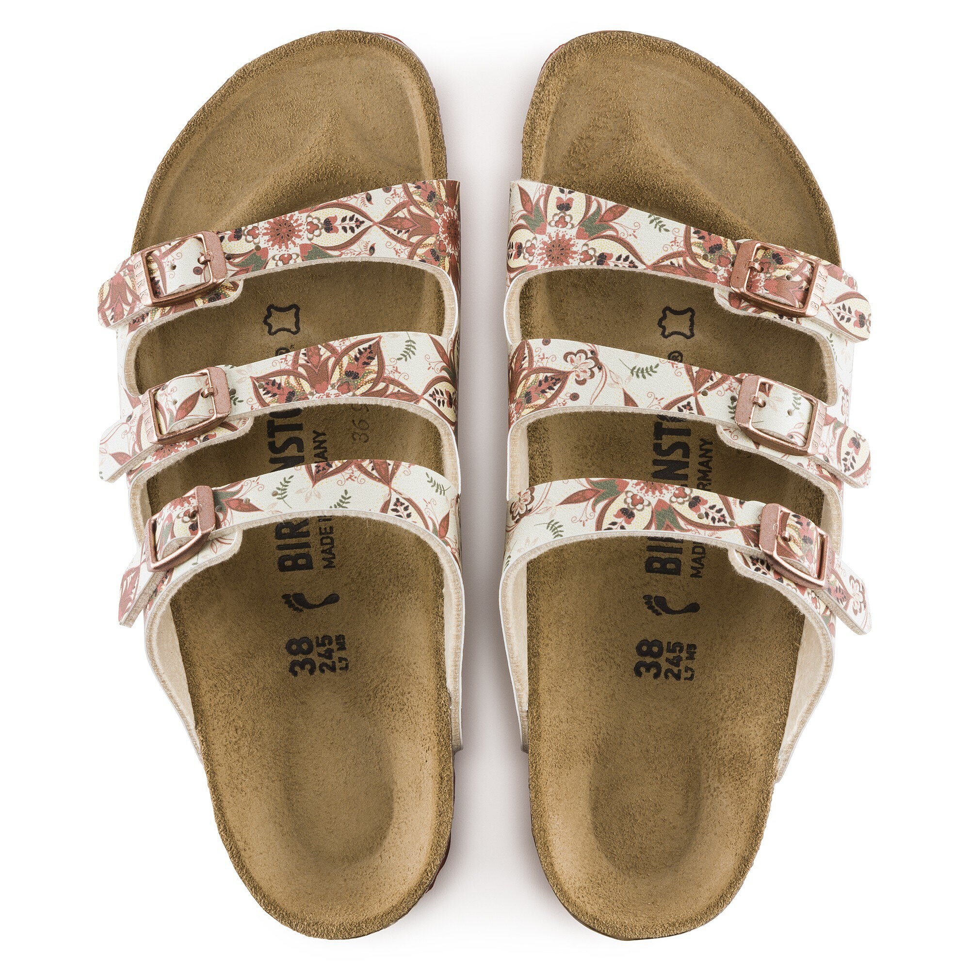 Florida Birko Flor Boho Flowers Earth Red
