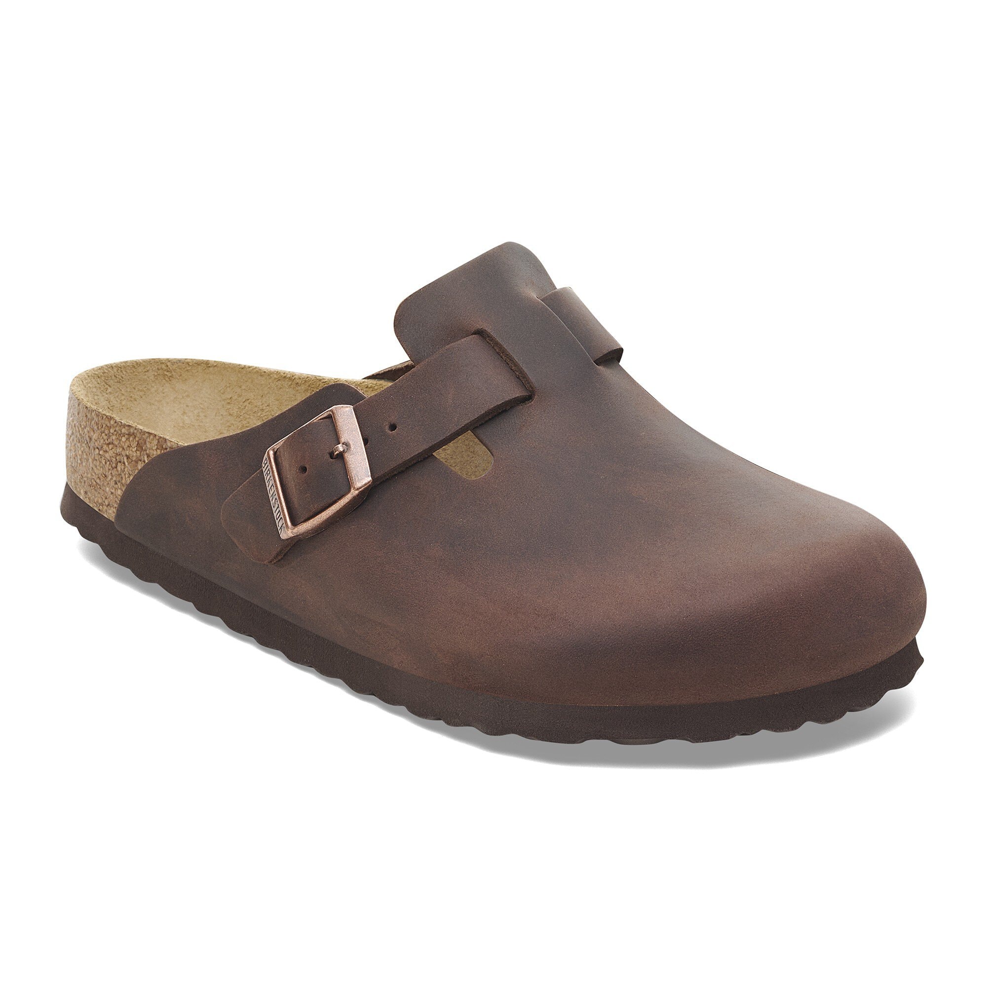Boston Soft Footbed Natural Leather Oiled Boston Soft Footbed Natural Leather Oiled