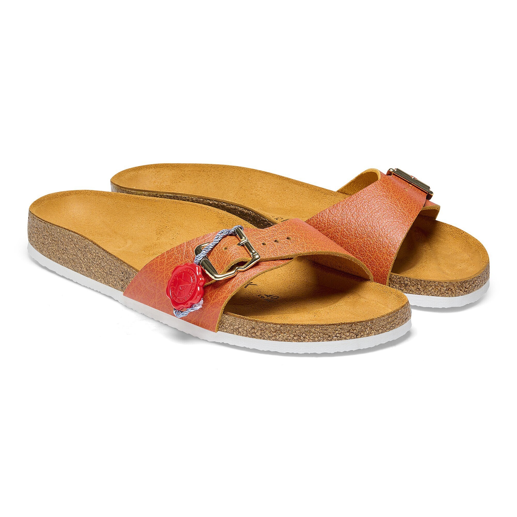 Madrid Natural Leather Pigalle Red BIRKENSTOCK