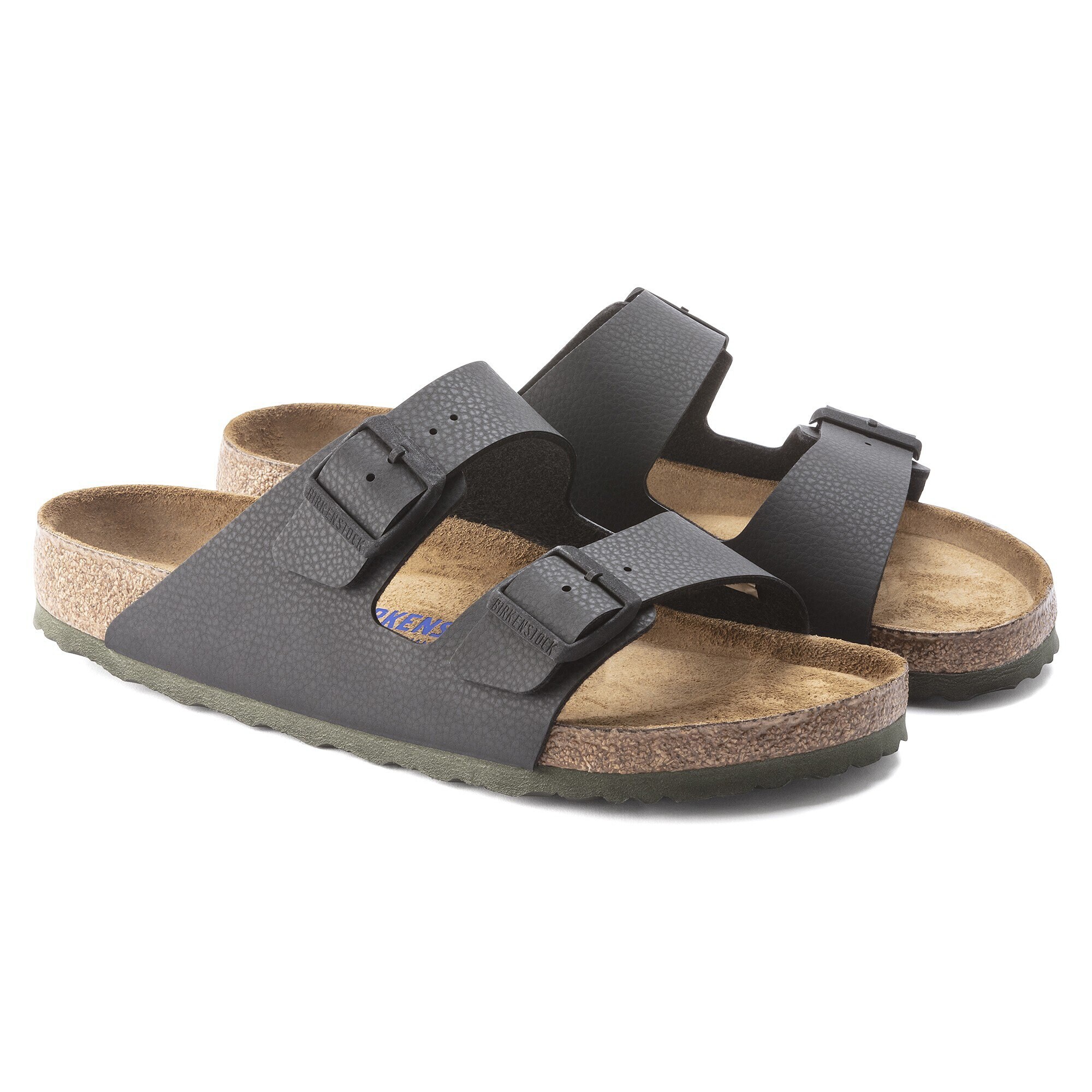 Arizona Soft Footbed Birko Flor Desert Soil Black