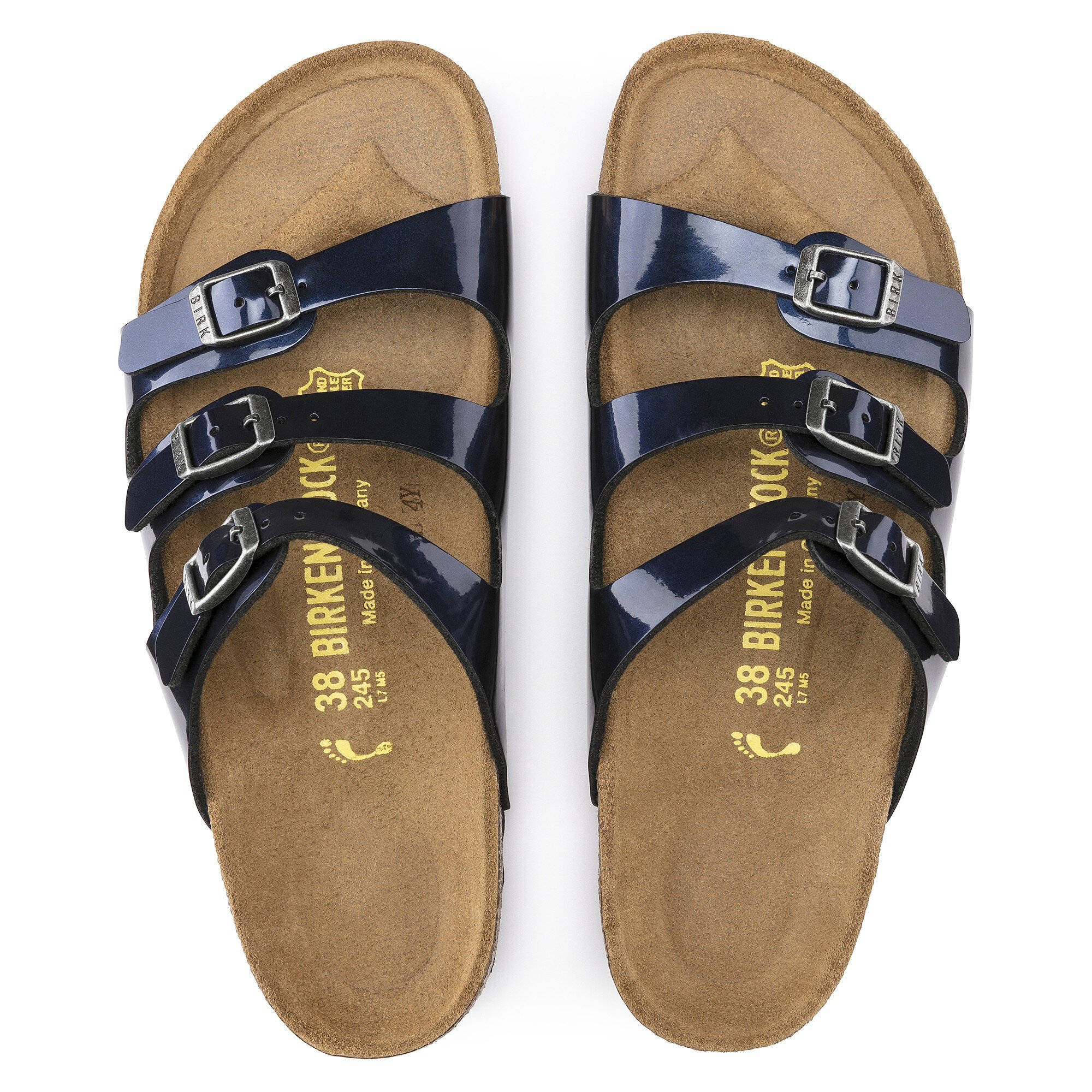 Florida Birko Flor Steel Dark Blue