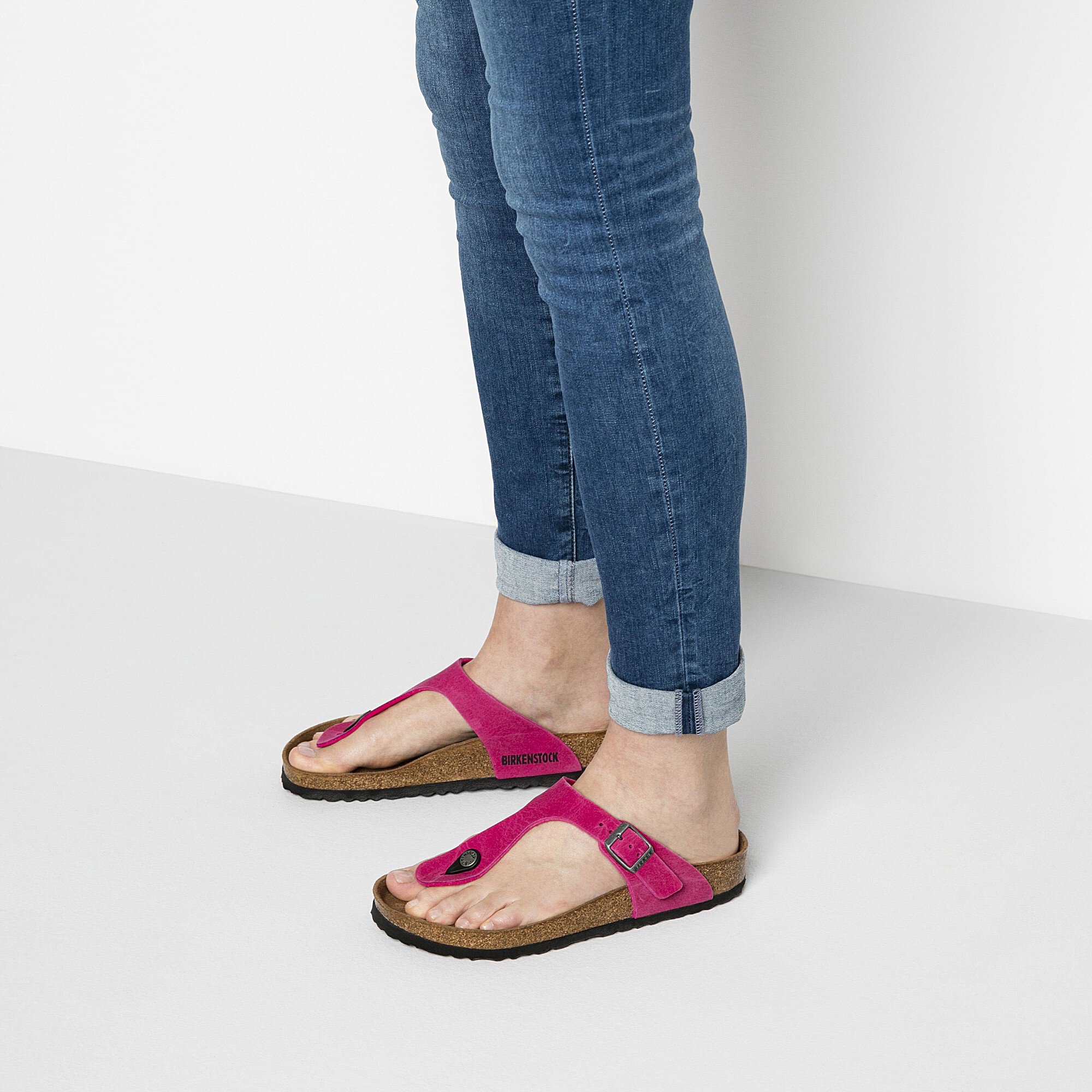 Pink thong birkenstocks Clearance