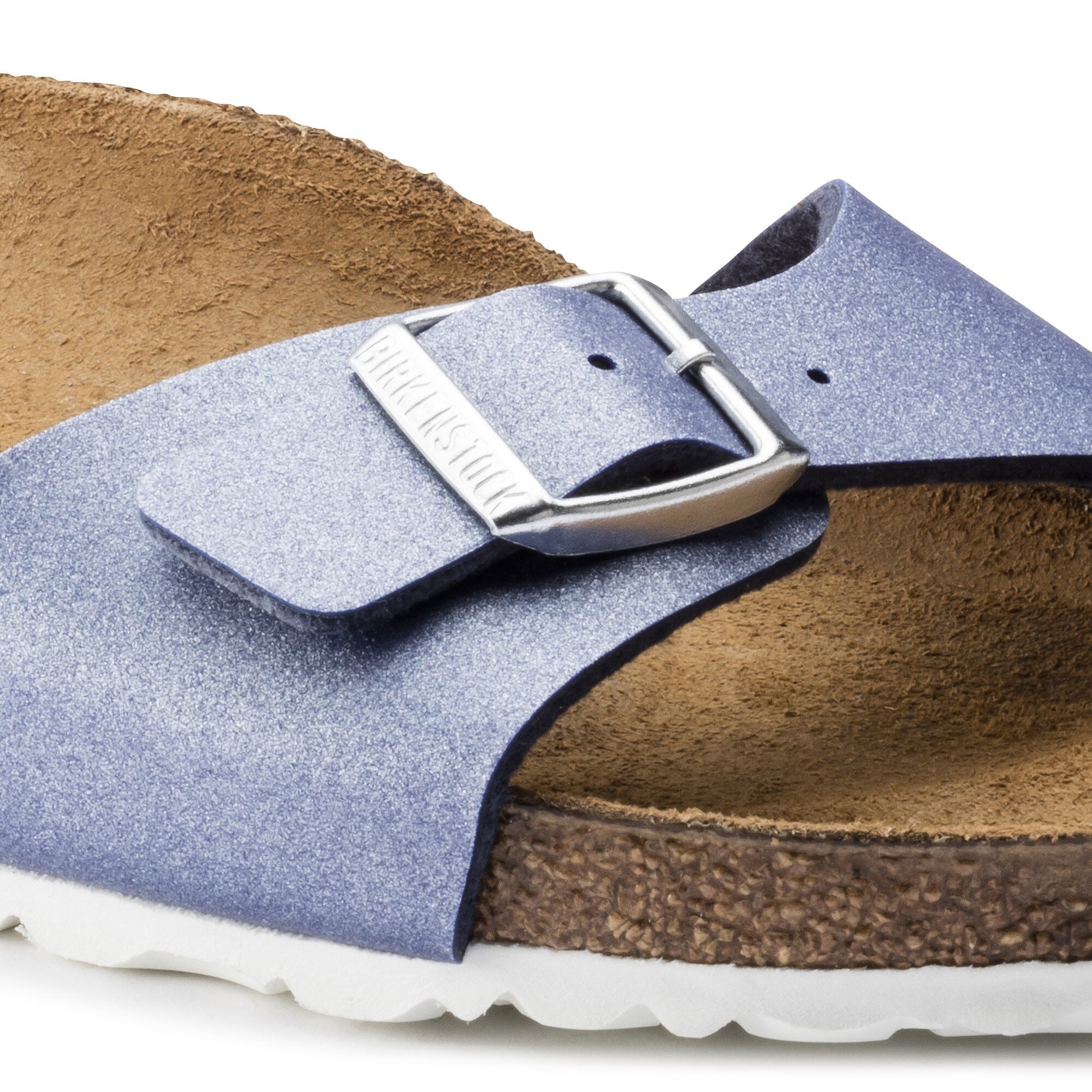 Madrid Birko-Flor Icy Metallic Azure Blue | BIRKENSTOCK