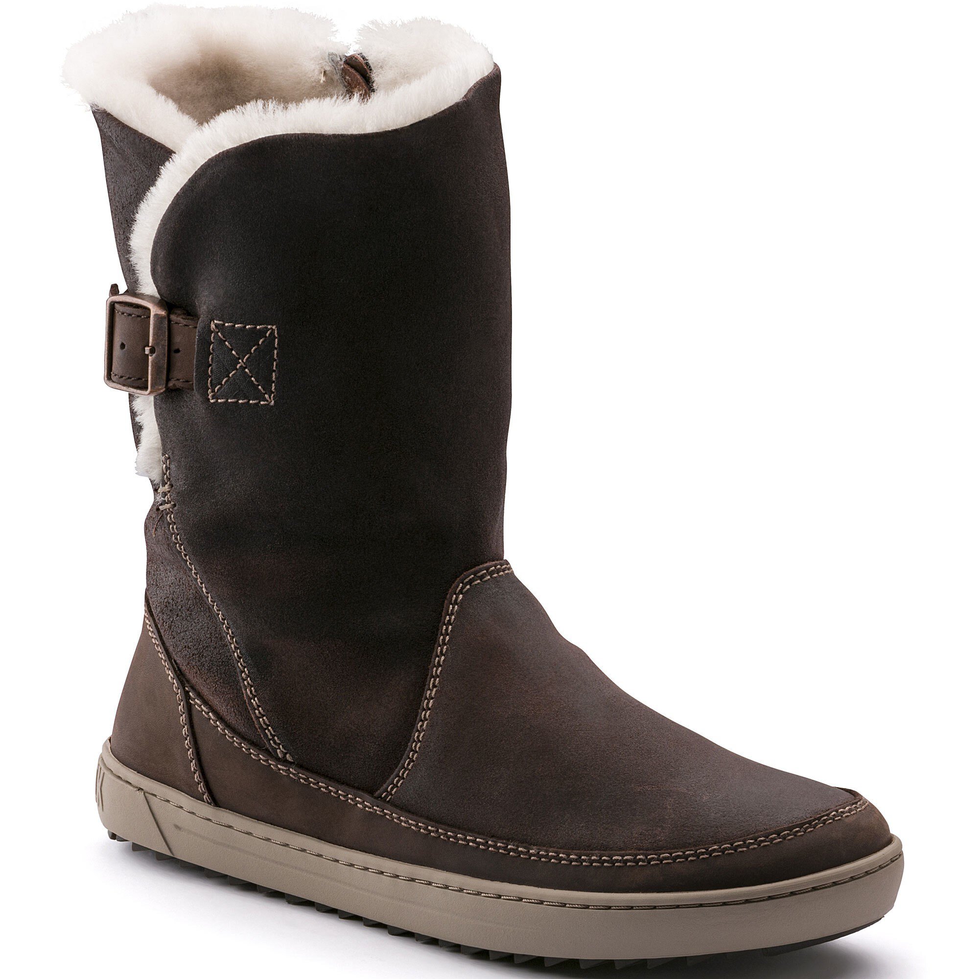 birkenstock shearling boots